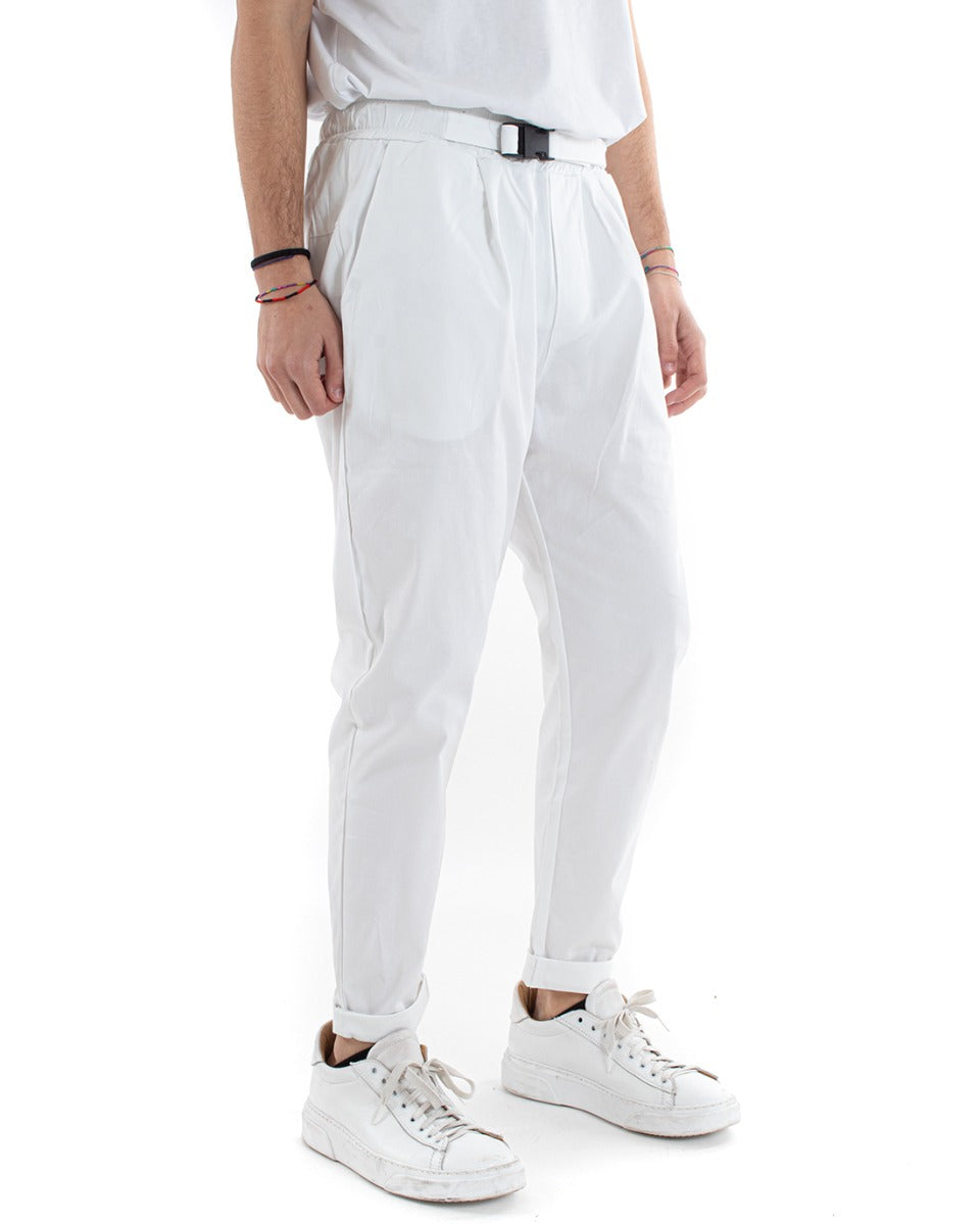 Mens pants with 2025 snap closure