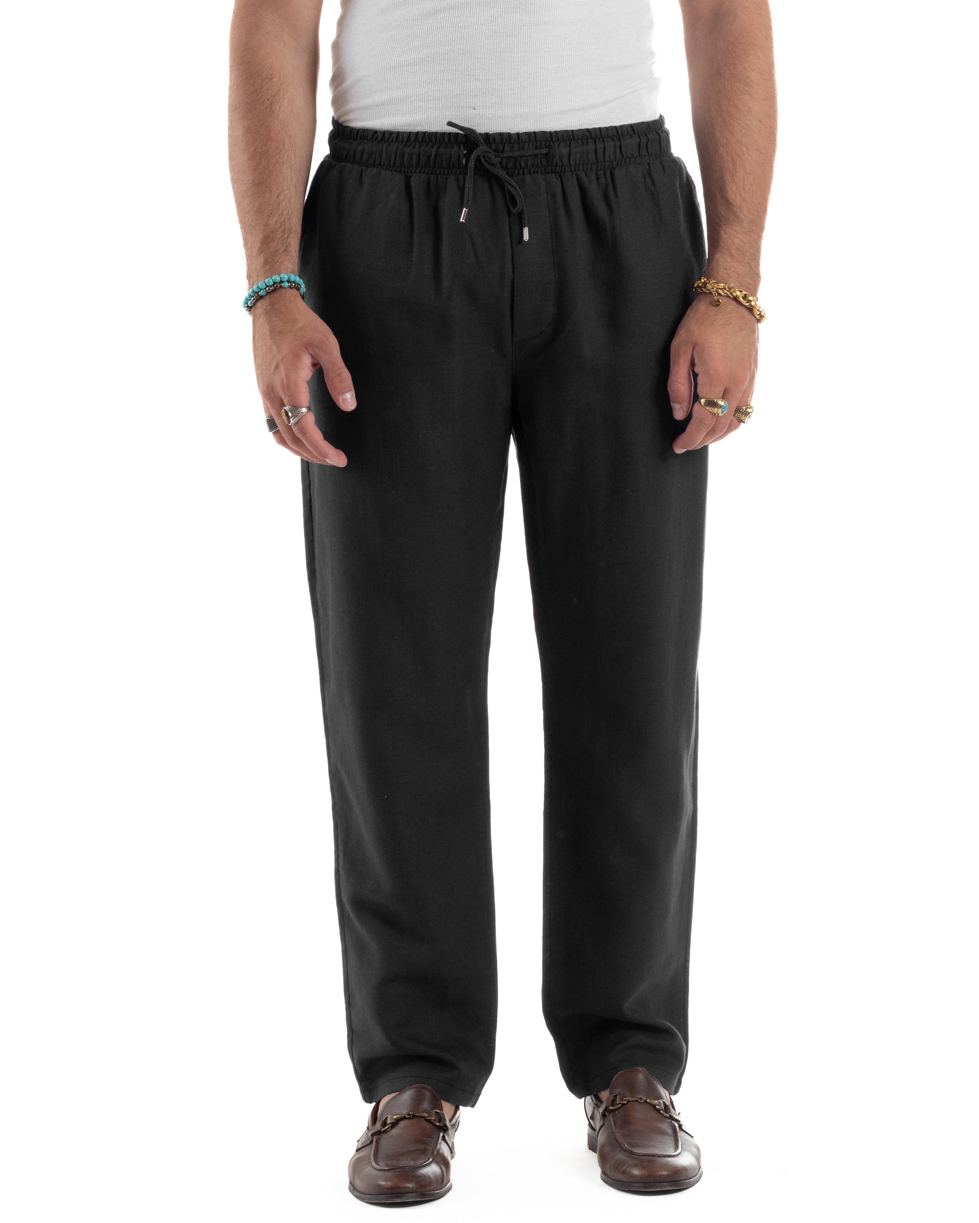 Pantalaccio Lino Regular Fit P6335A