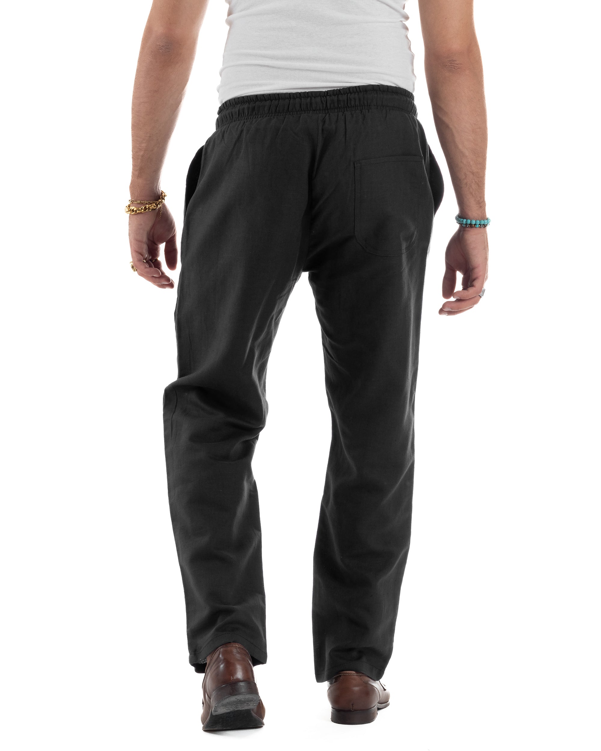 Pantalaccio Lino Regular Fit P6335A