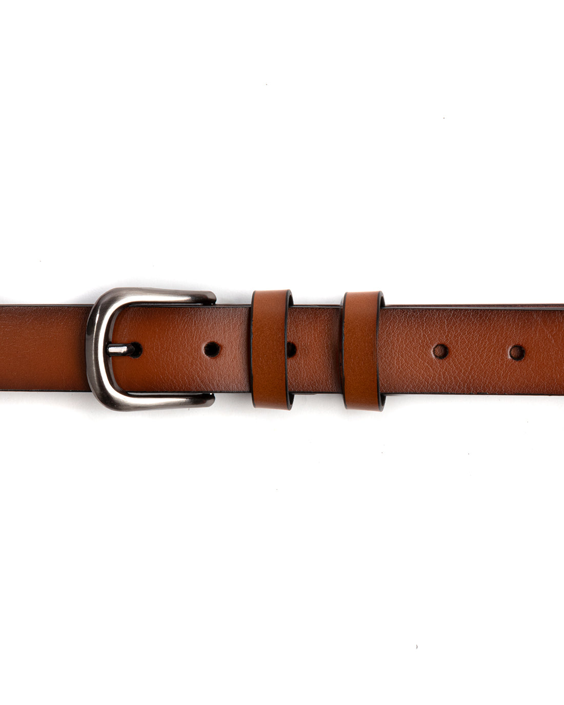 Cintura Uomo Larga Cinta Fibbia in Metallo Regolabile Marrone Ecopelle GIOSAL-A2106A