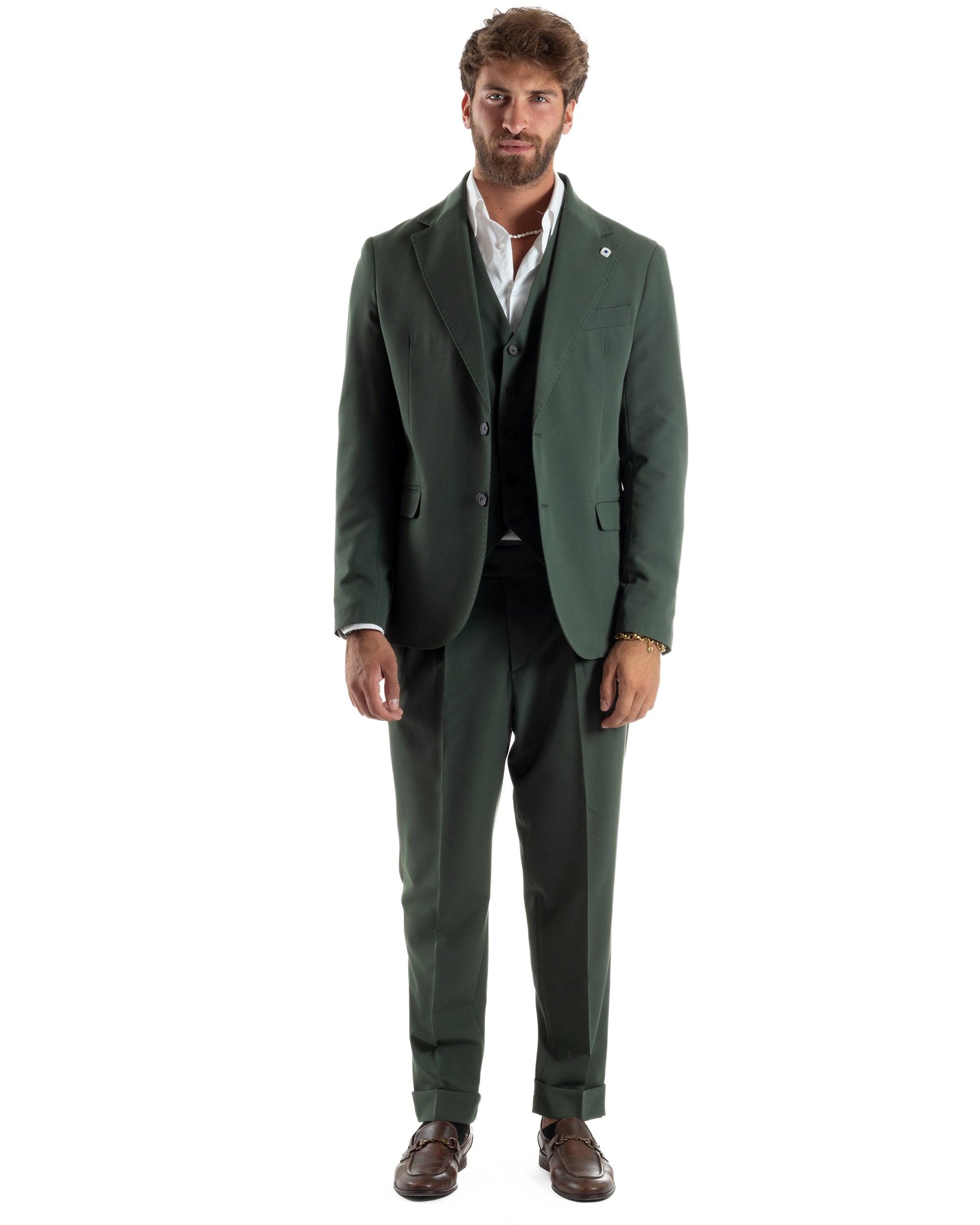 Abito Sartoriale Monopetto Con Gilet AE1165A