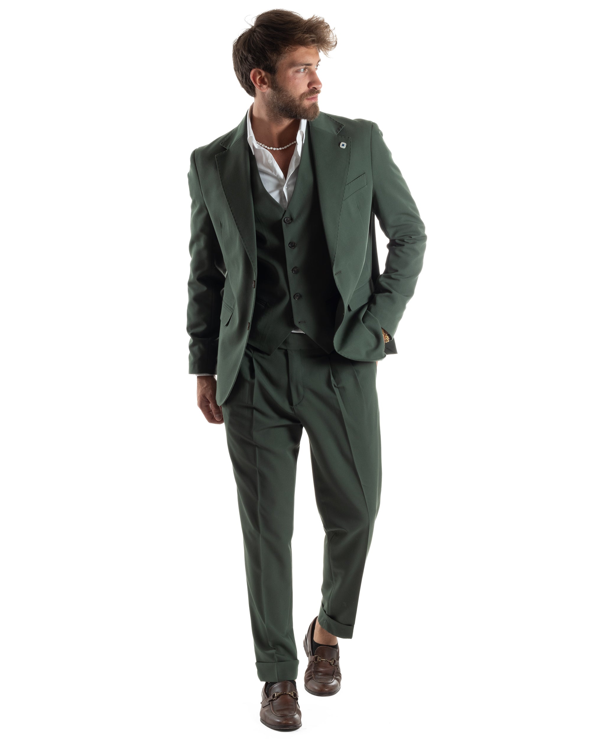 Abito Sartoriale Monopetto Con Gilet AE1165A