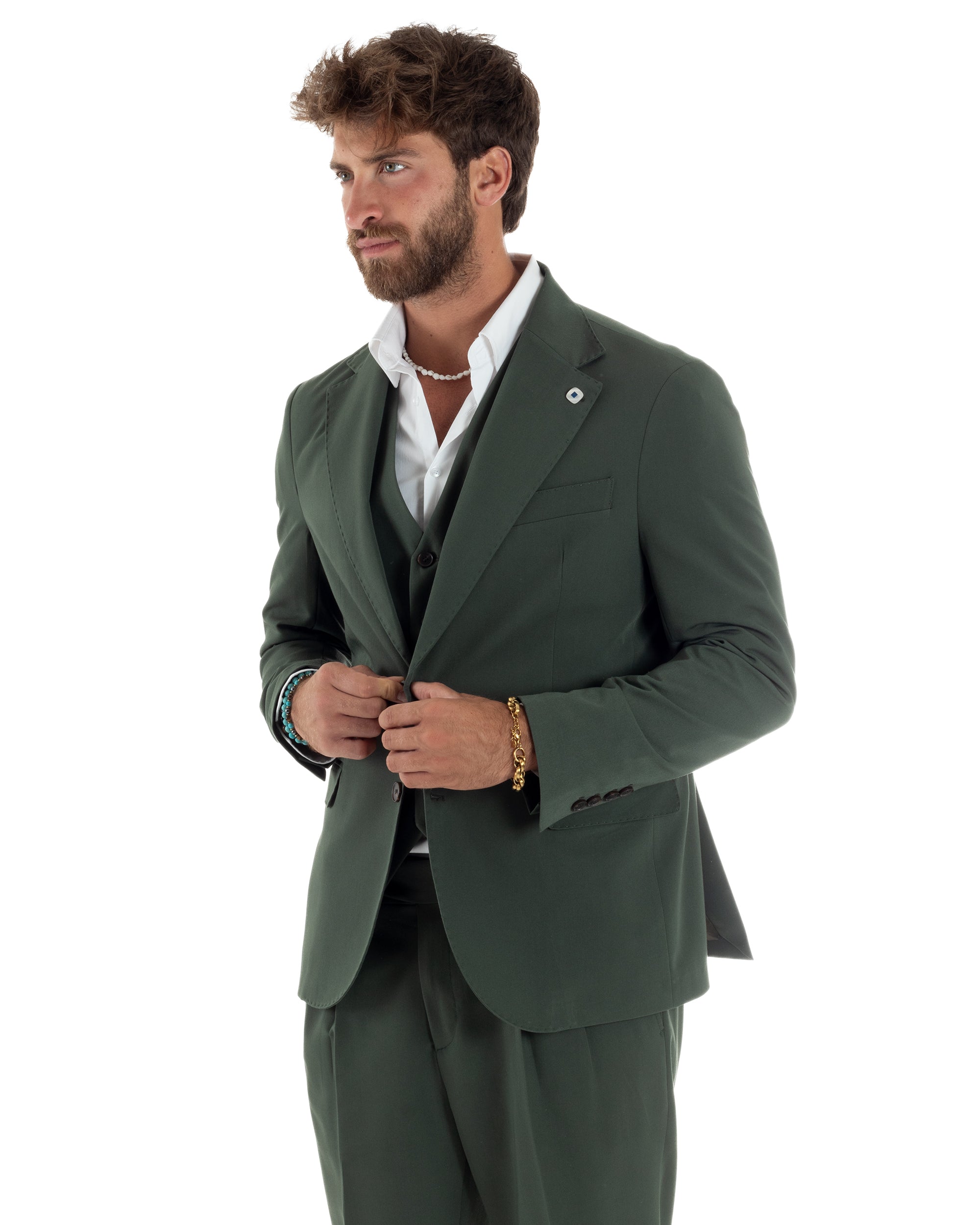 Abito Sartoriale Monopetto Con Gilet AE1165A