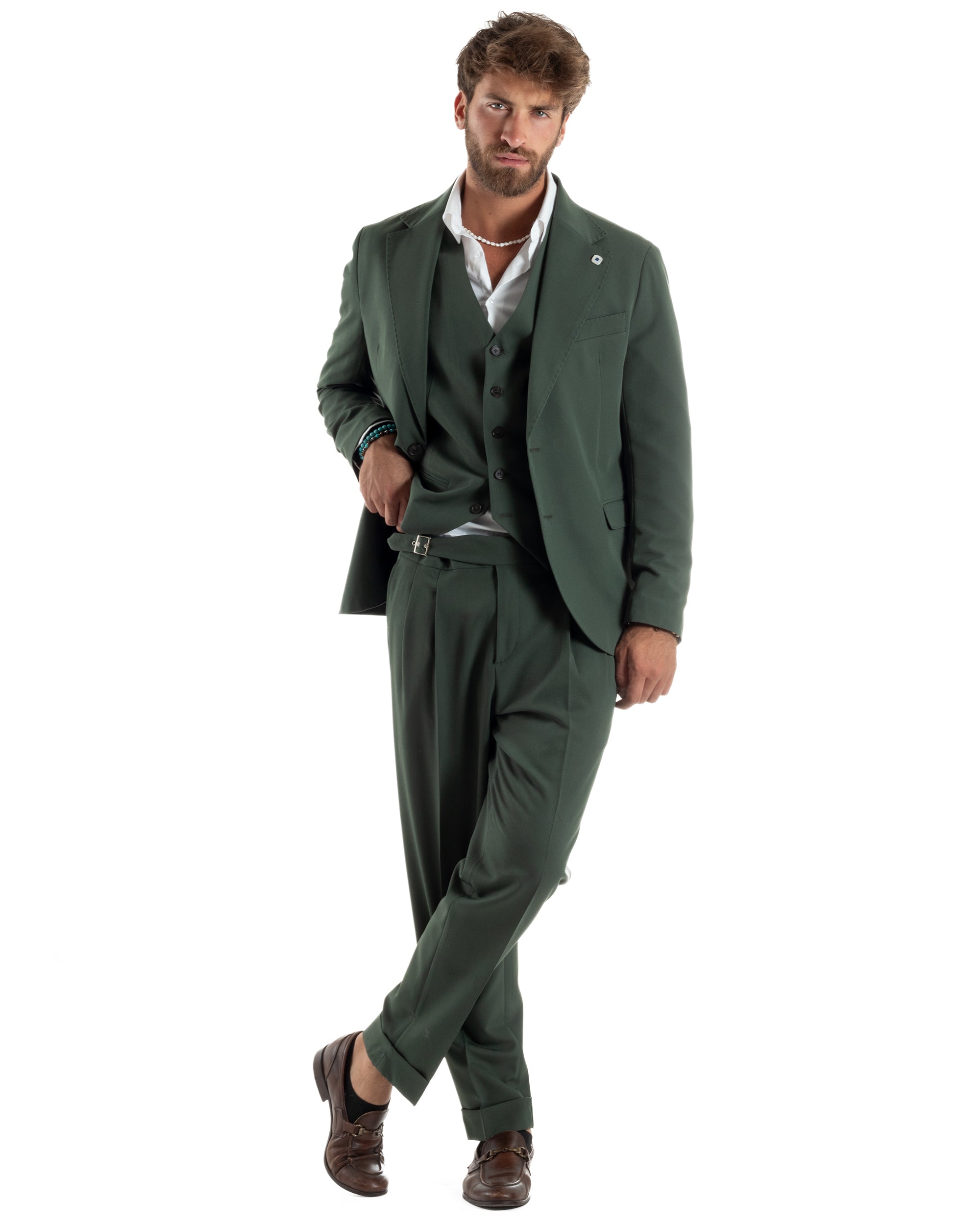 Abito Sartoriale Monopetto Con Gilet AE1165A