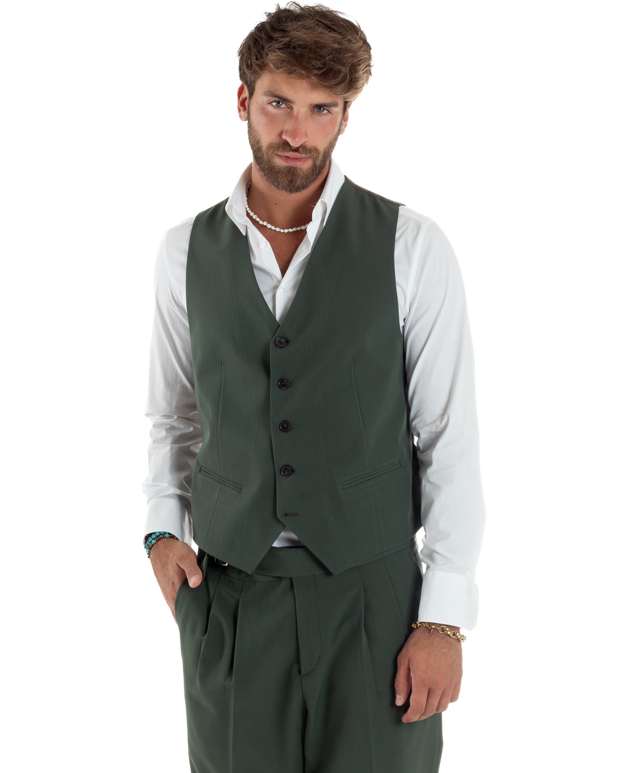 Abito Sartoriale Monopetto Con Gilet AE1165A