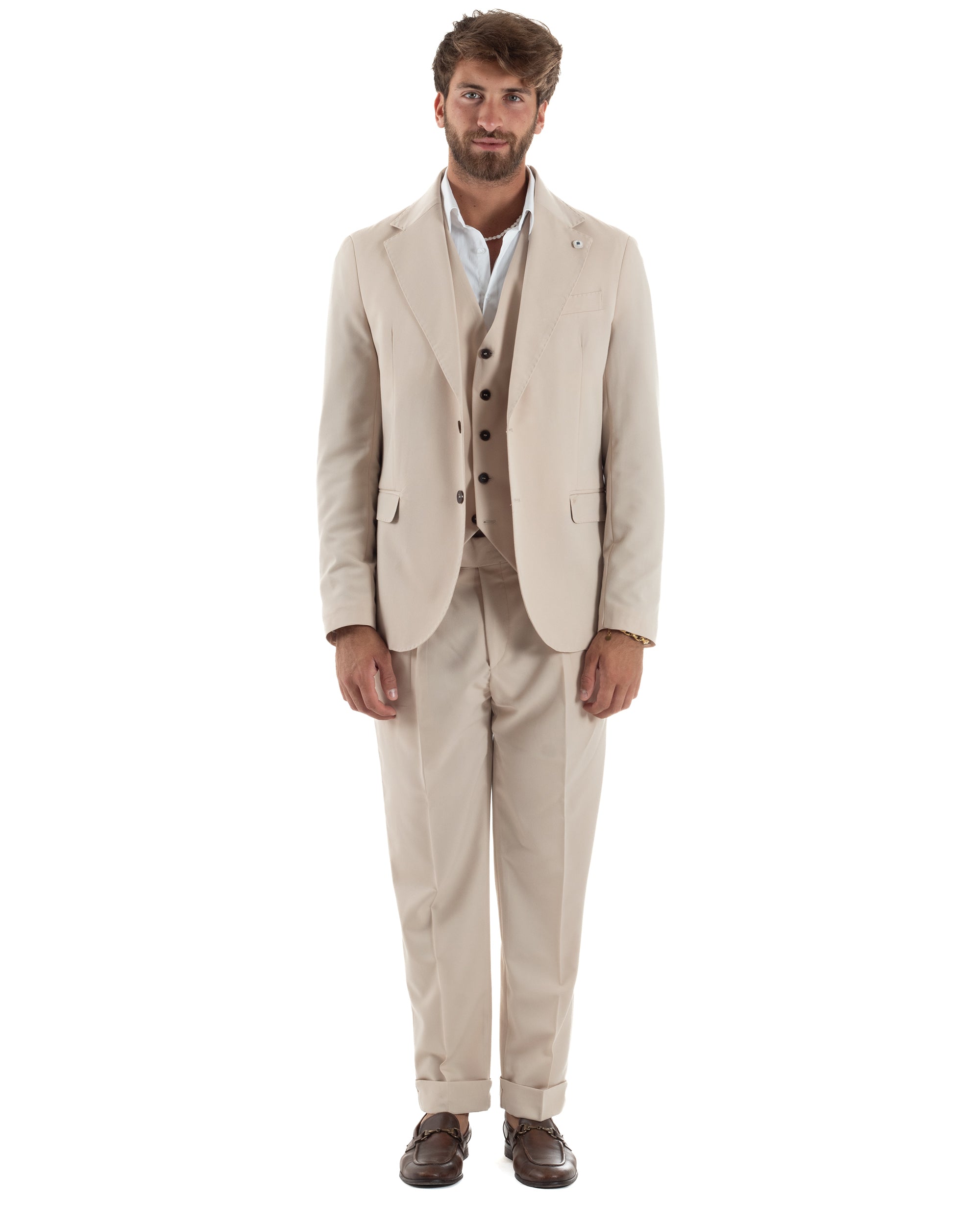 Abito Sartoriale Monopetto Con Gilet AE1166A