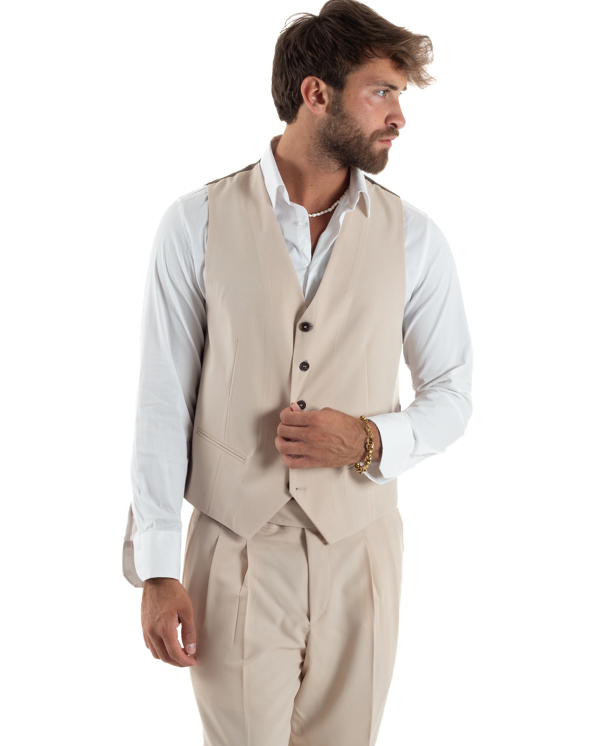 Abito Sartoriale Monopetto Con Gilet AE1166A