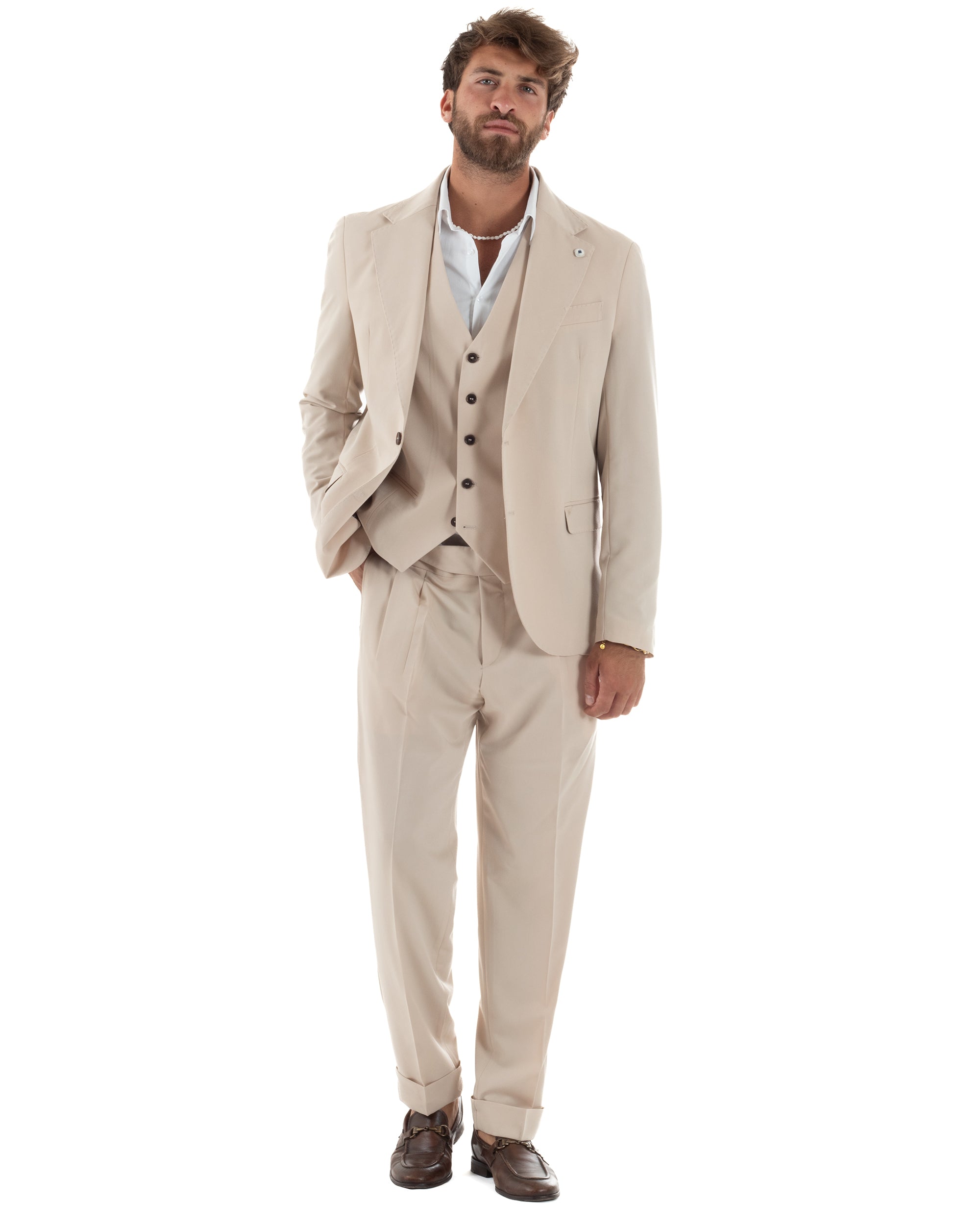 Abito Sartoriale Monopetto Con Gilet AE1166A