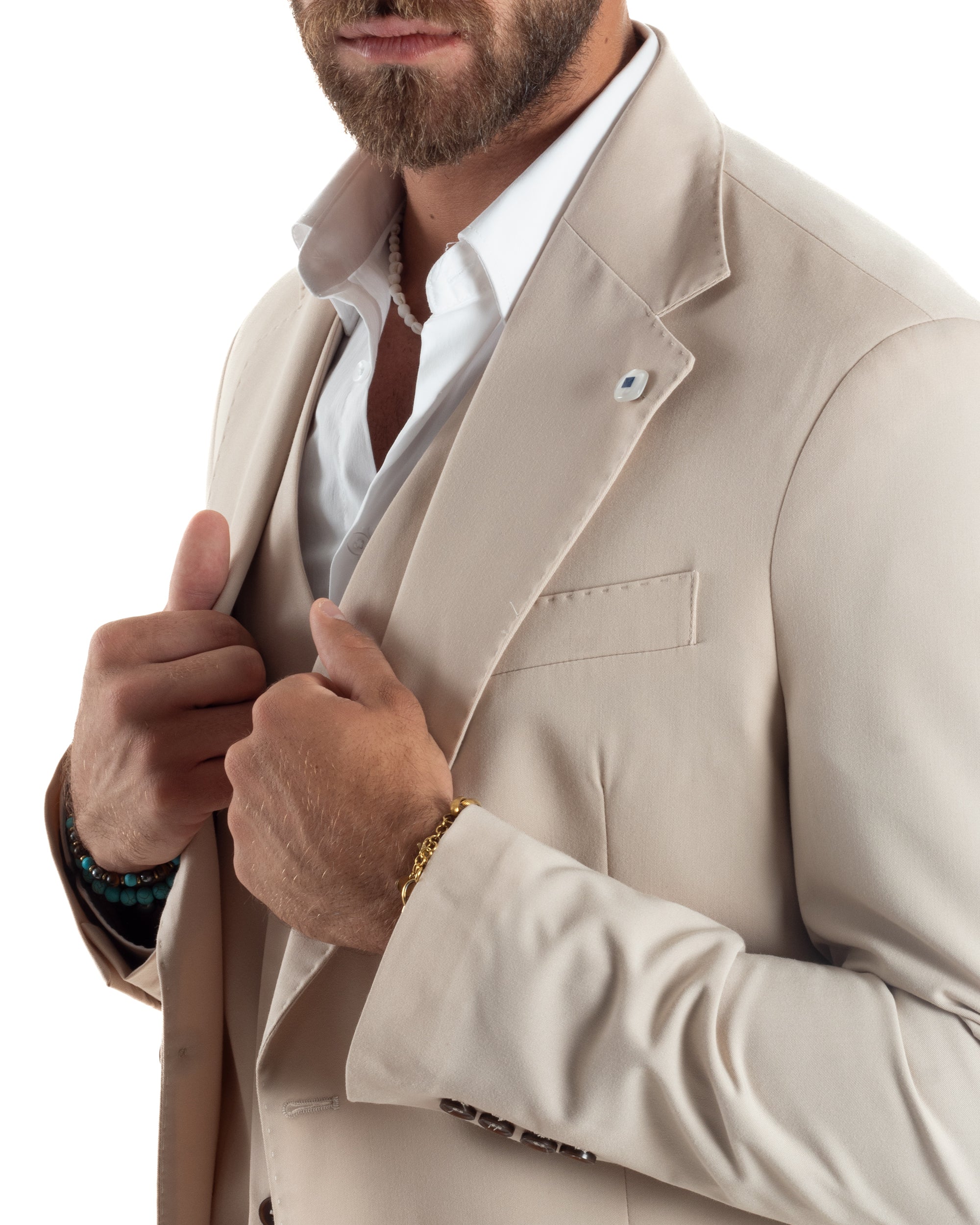 Abito Sartoriale Monopetto Con Gilet AE1166A