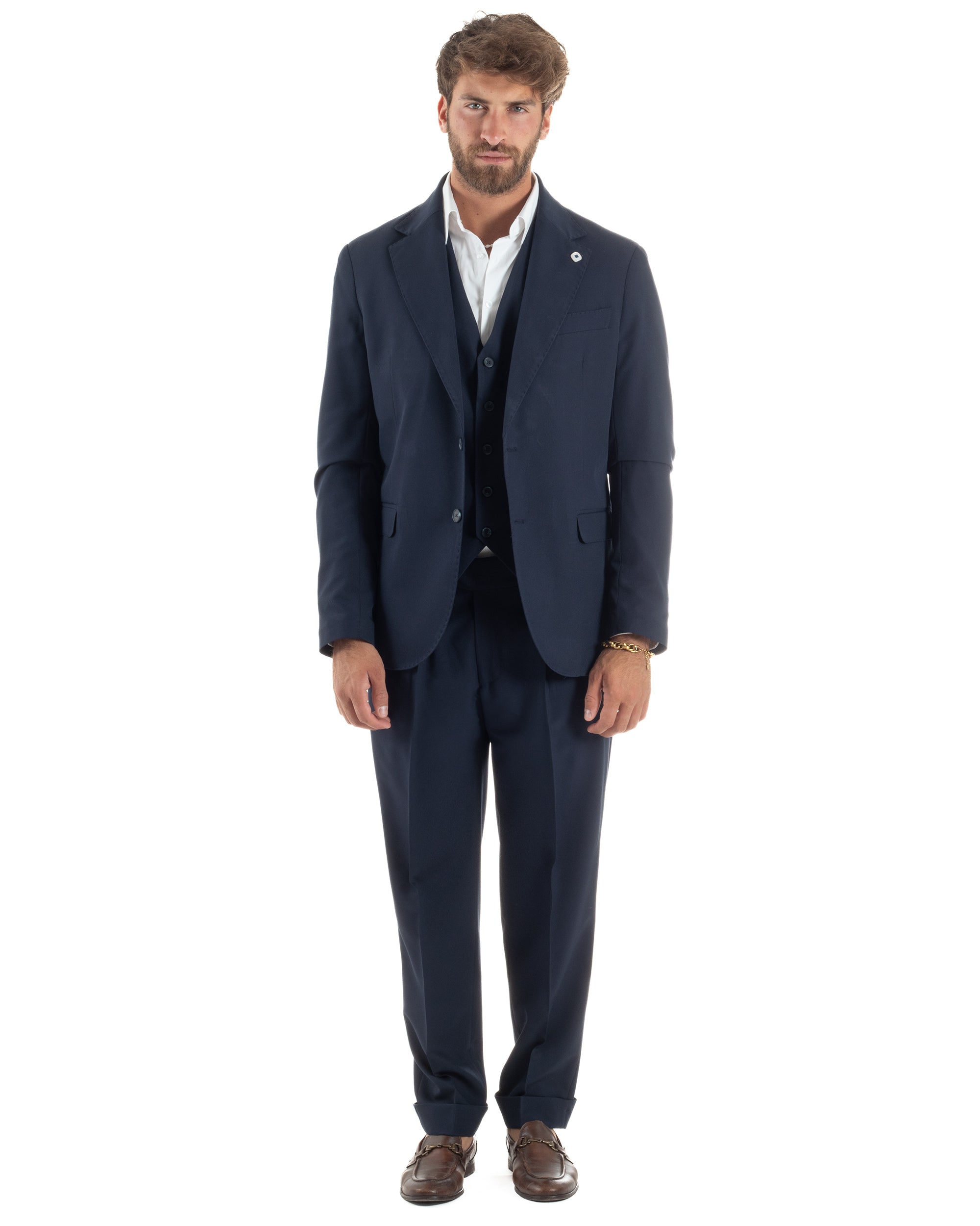 Abito Sartoriale Monopetto Con Gilet AE1167A