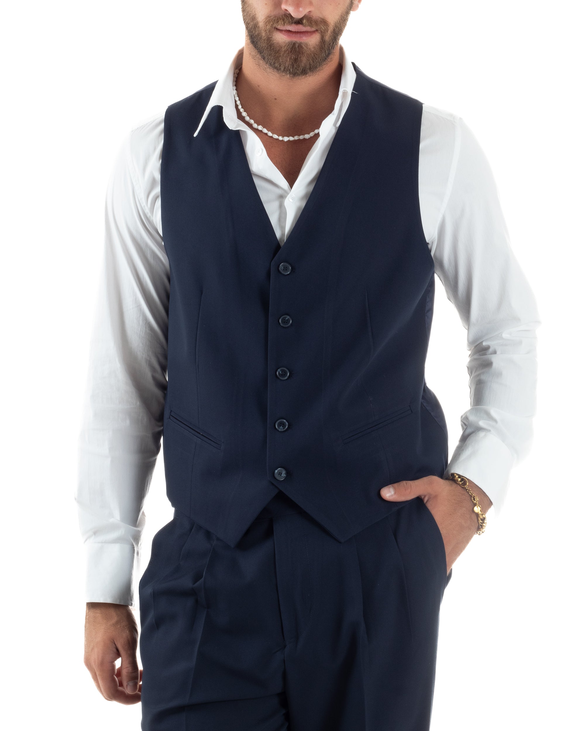 Abito Sartoriale Monopetto Con Gilet AE1167A