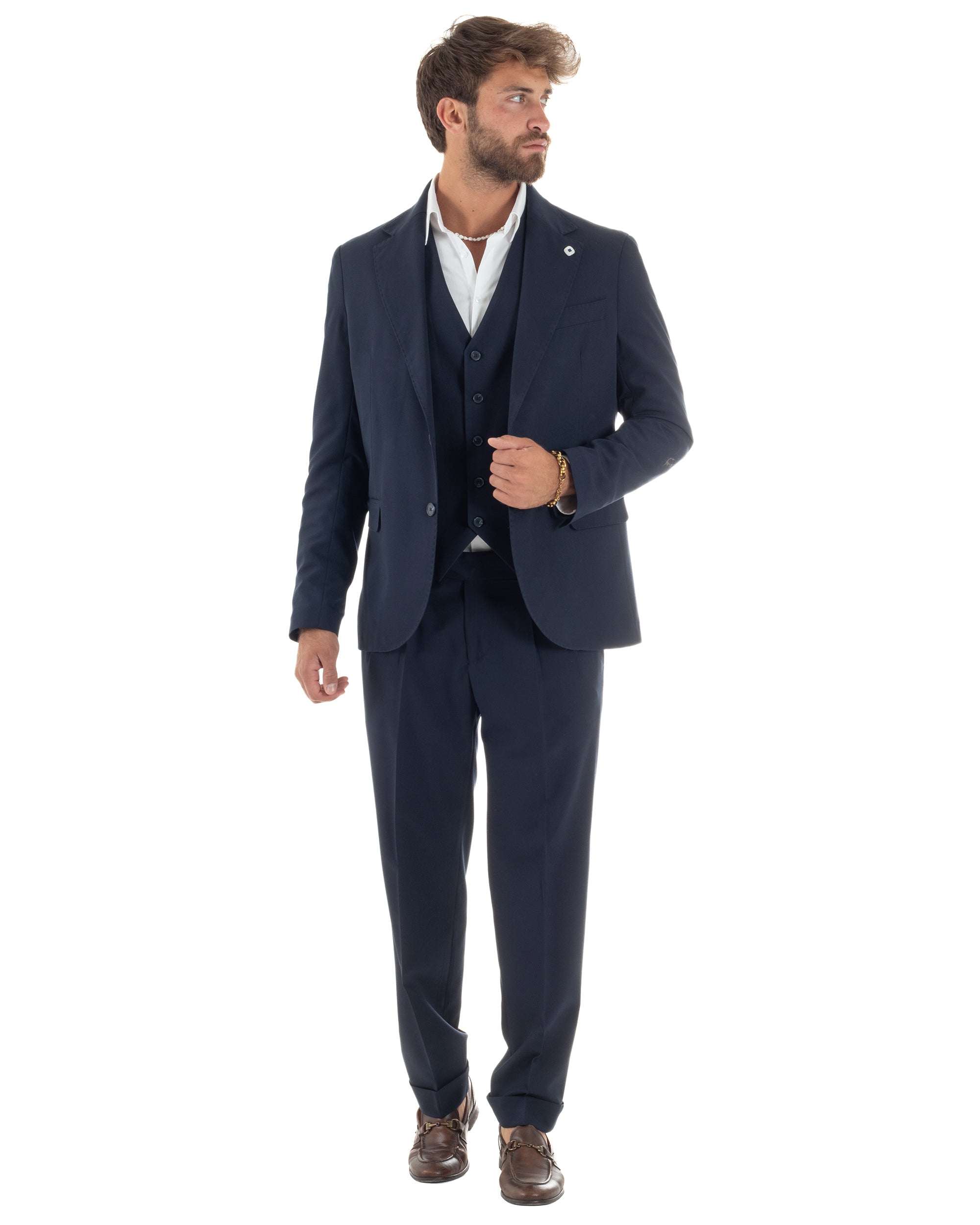 Abito Sartoriale Monopetto Con Gilet AE1167A