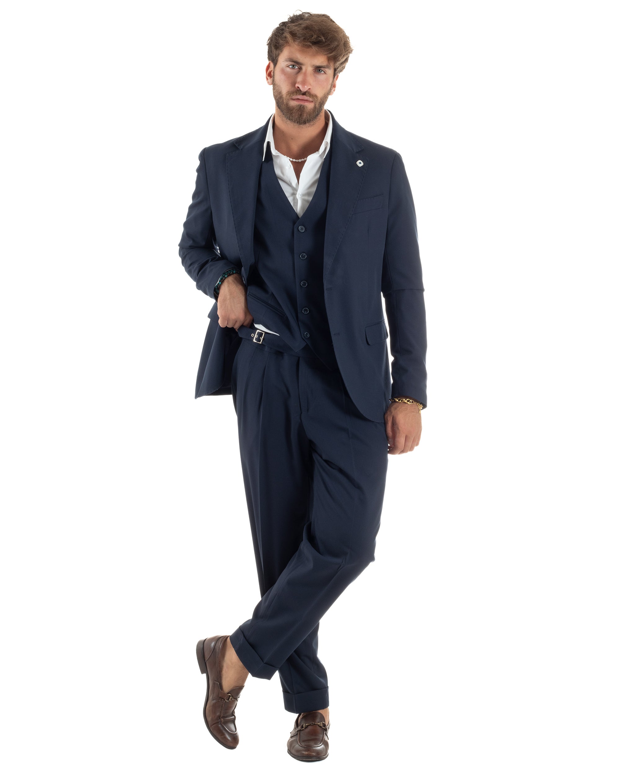 Abito Sartoriale Monopetto Con Gilet AE1167A