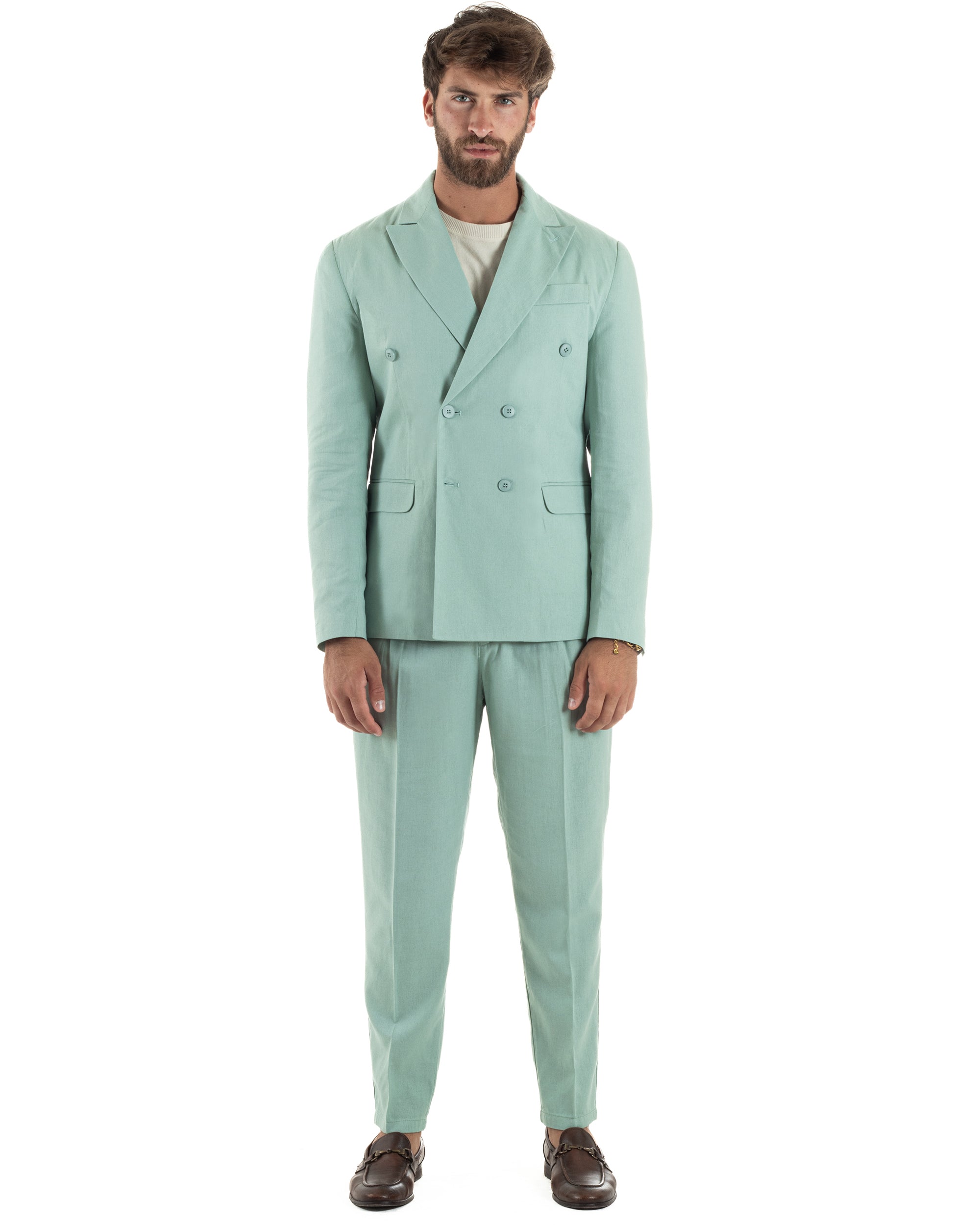 Abito Lino Doppiopetto Sartoriale AE1168A