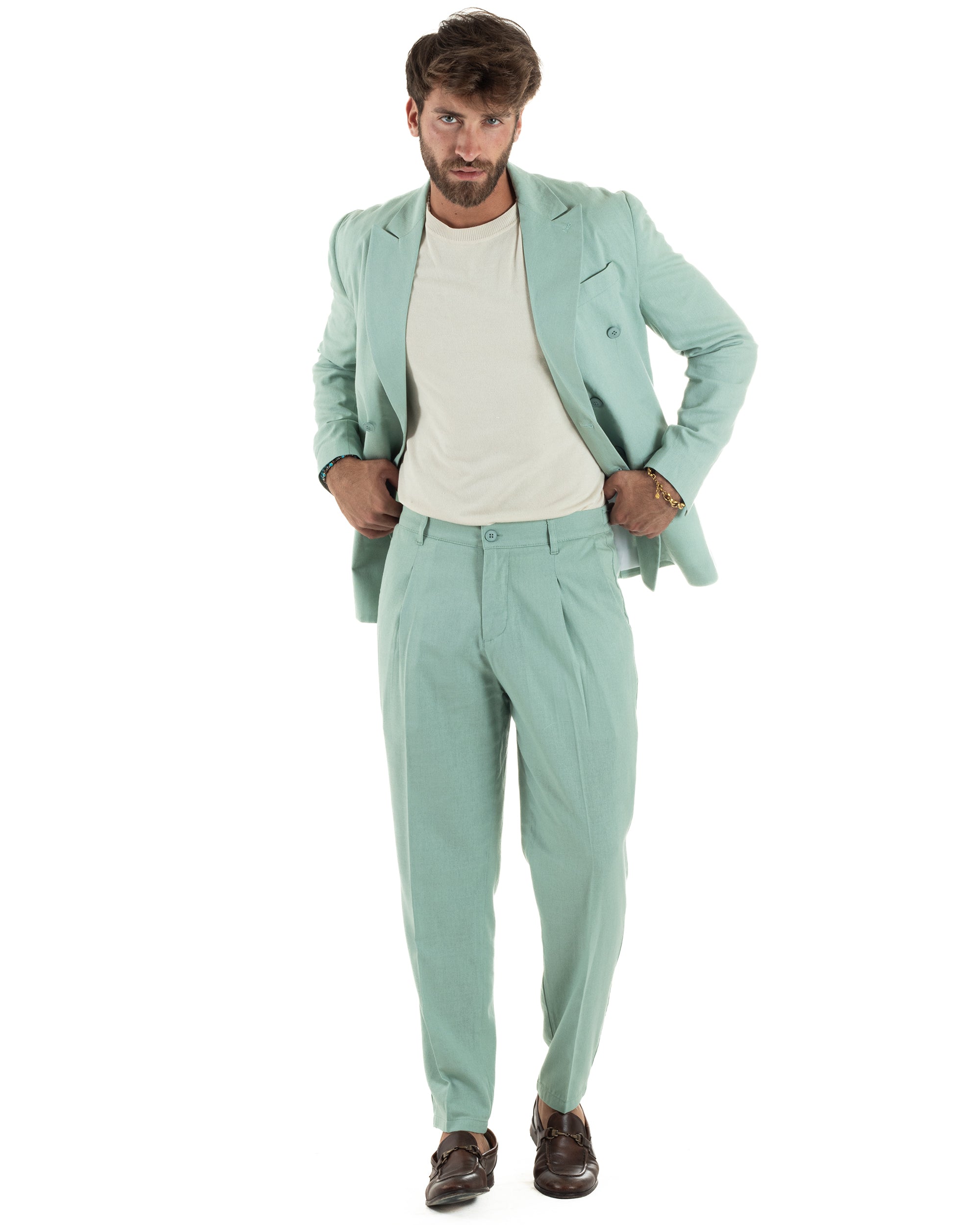 Abito Lino Doppiopetto Sartoriale AE1168A