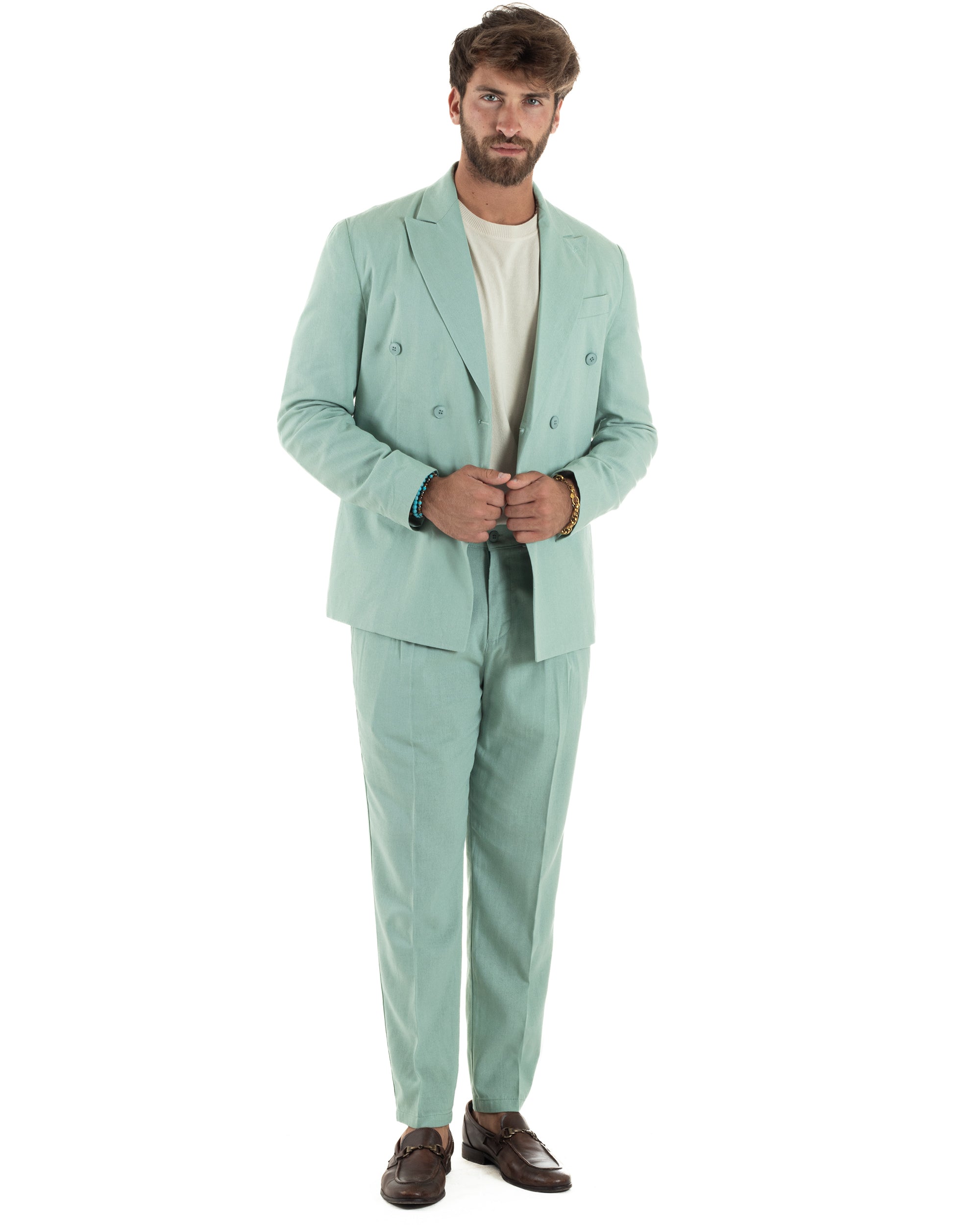 Abito Lino Doppiopetto Sartoriale AE1168A