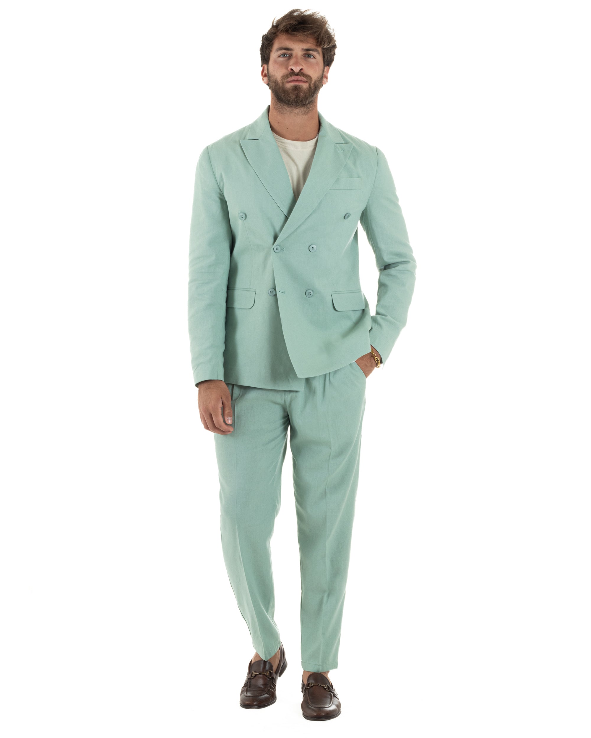 Abito Lino Doppiopetto Sartoriale AE1168A