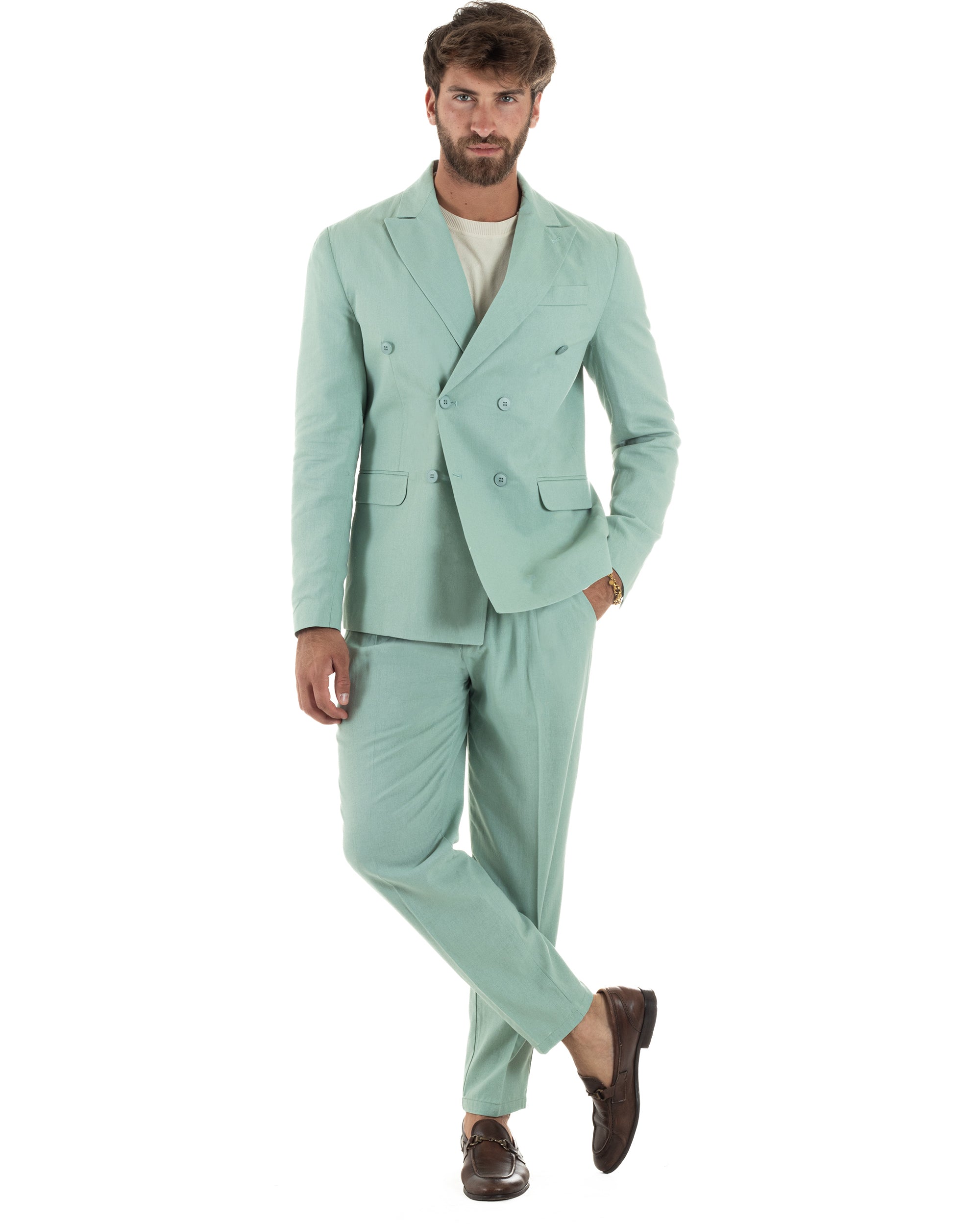 Abito Lino Doppiopetto Sartoriale AE1168A