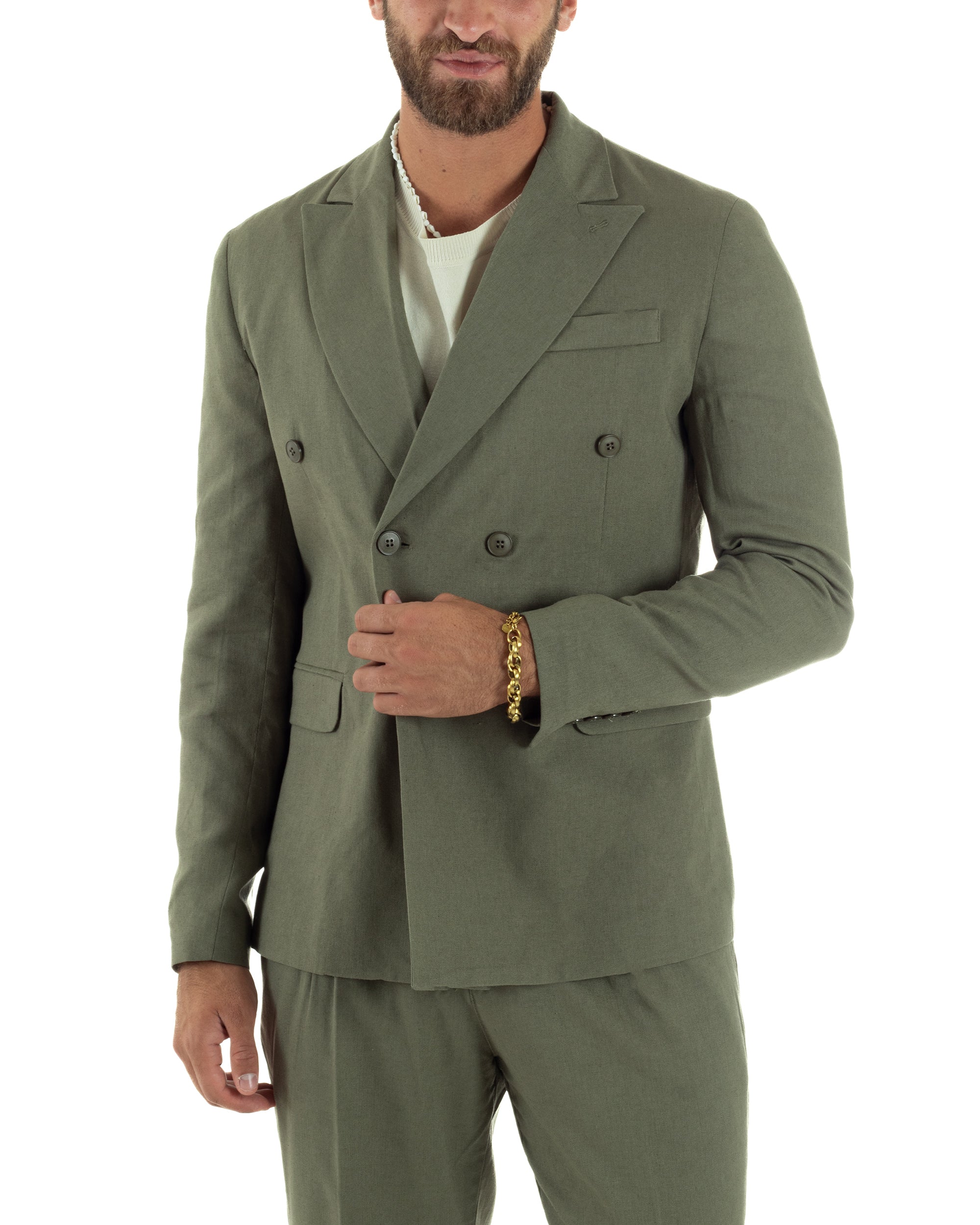 Abito Lino Doppiopetto Sartoriale AE1169A