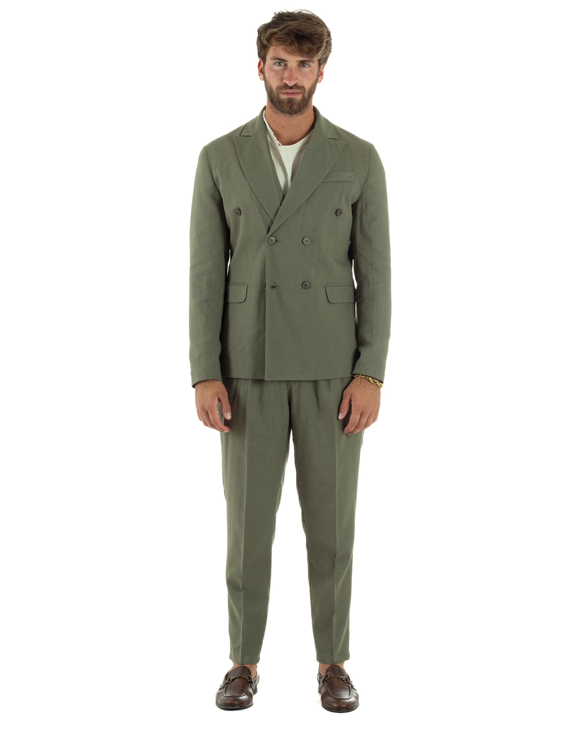 Abito Lino Doppiopetto Sartoriale AE1169A