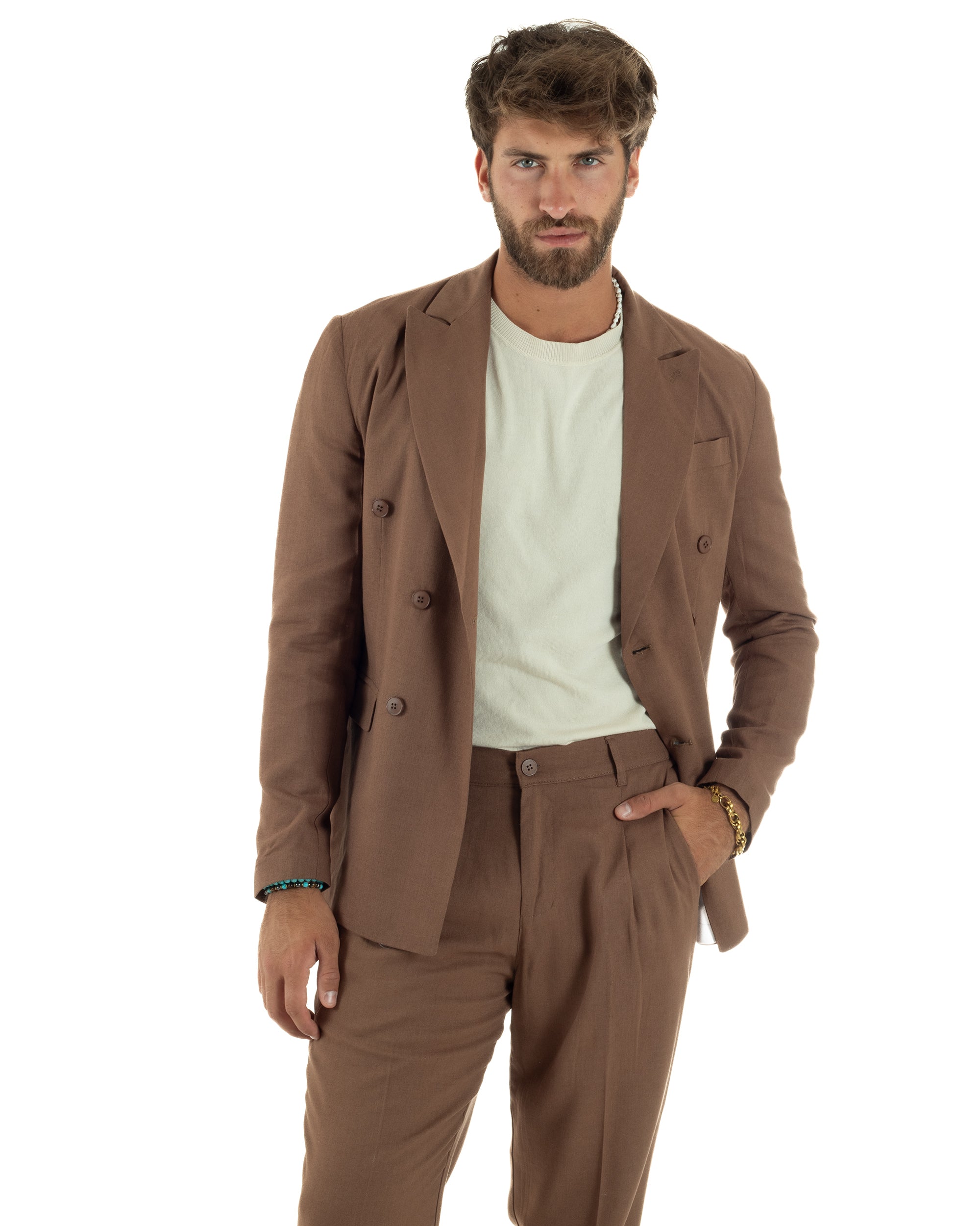 Abito Lino Doppiopetto Sartoriale AE1171A