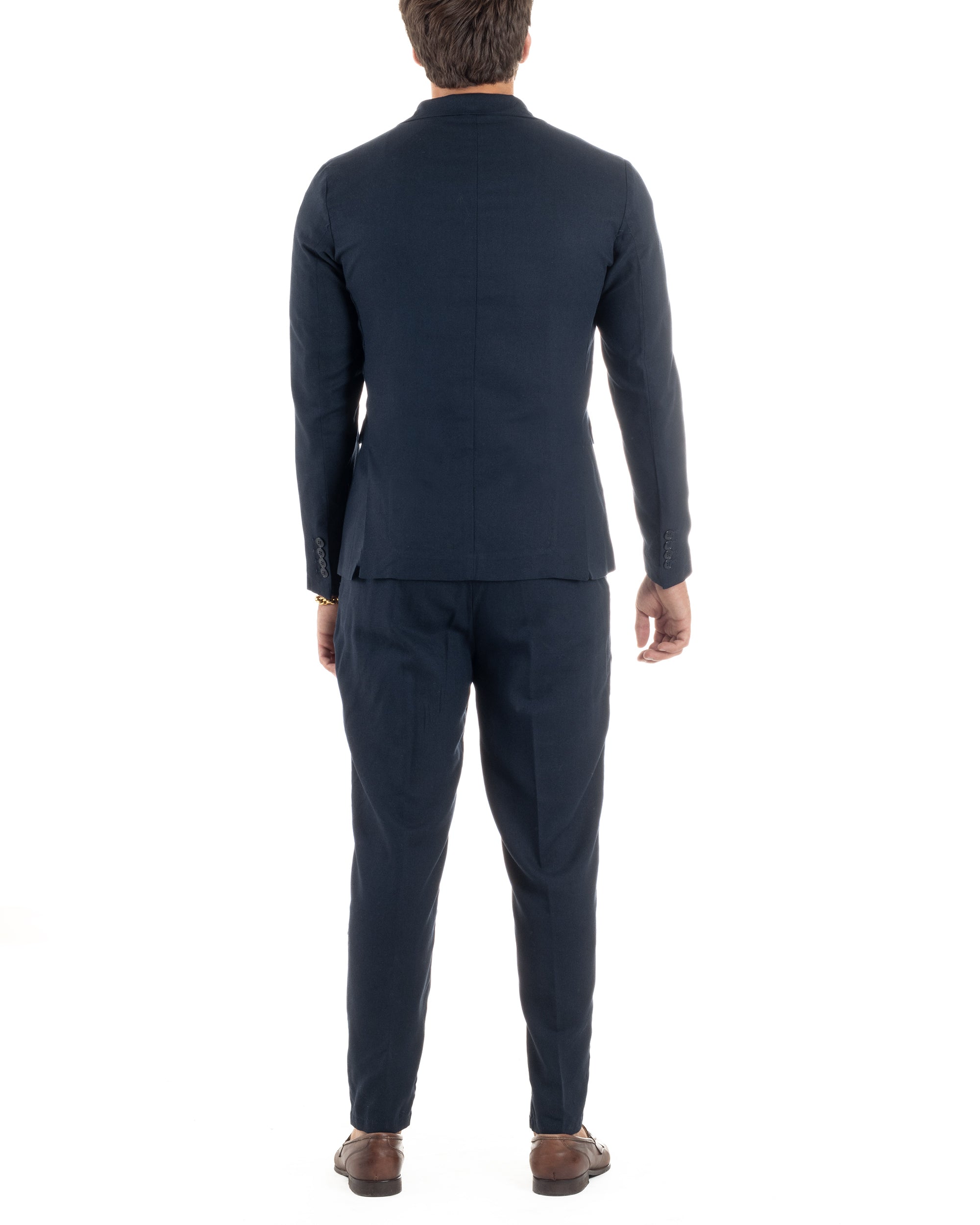 Men's Tracksuit Set PolyCotton Print Warm Tracksuit Hoodie Elastic Pants White GIOSAL-OU2482A