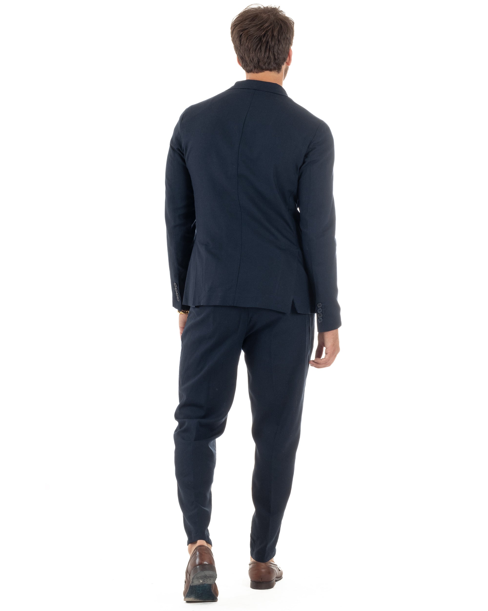 Men's Tracksuit Set PolyCotton Print Warm Tracksuit Hoodie Elastic Pants White GIOSAL-OU2482A