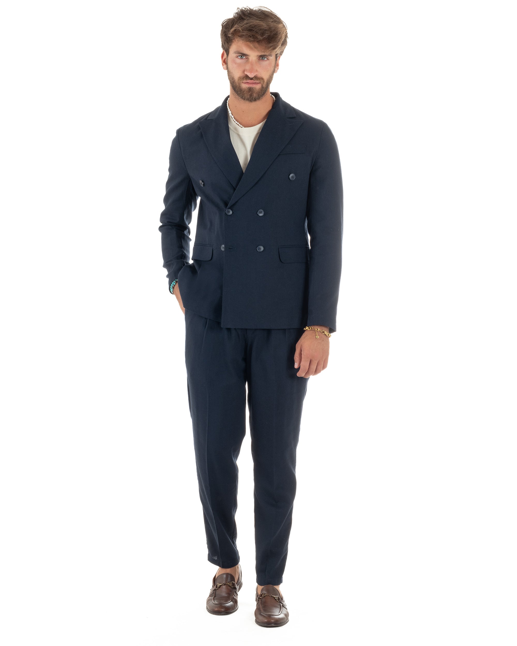 Abito Lino Doppiopetto Sartoriale AE1172A