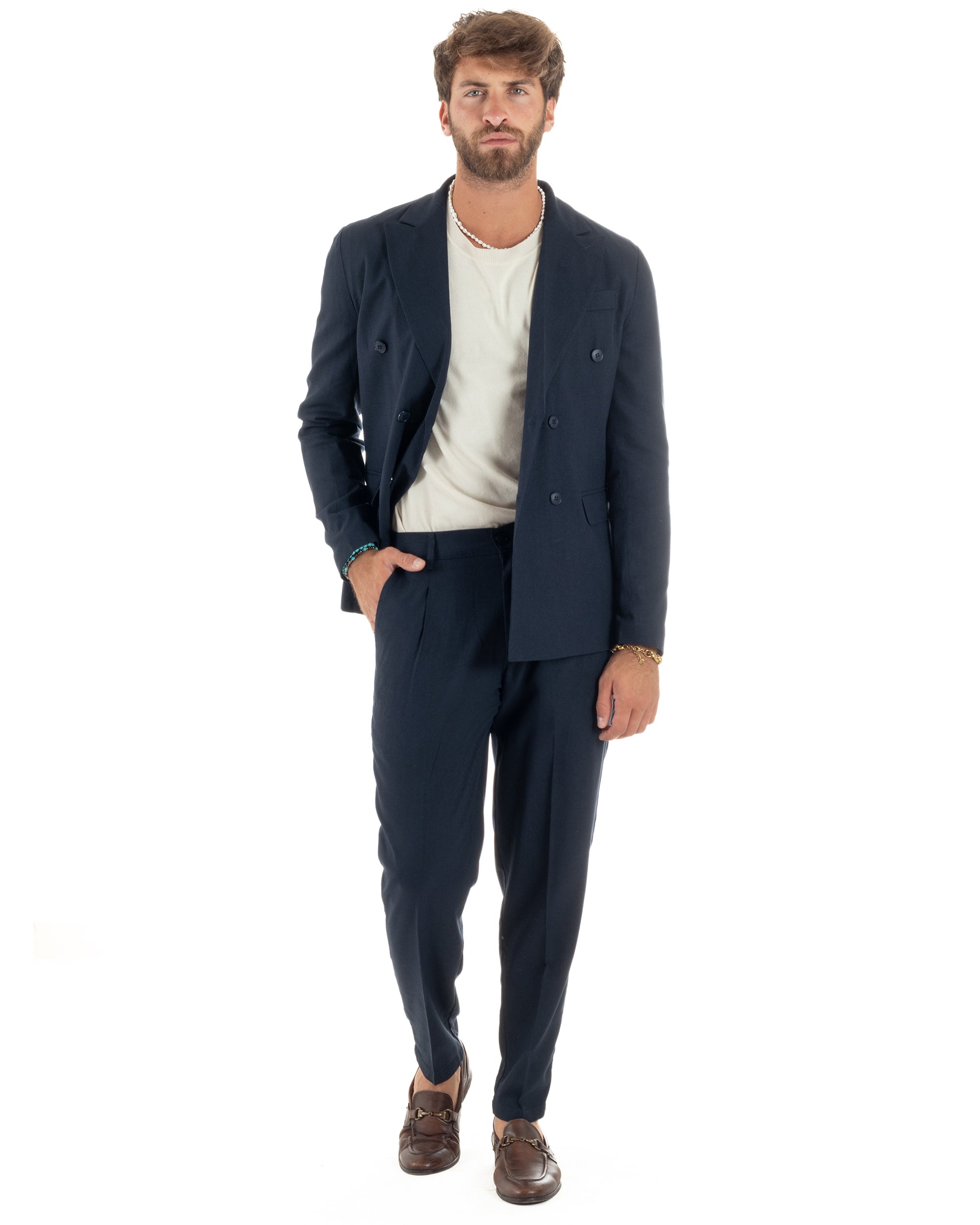 Abito Lino Doppiopetto Sartoriale AE1172A