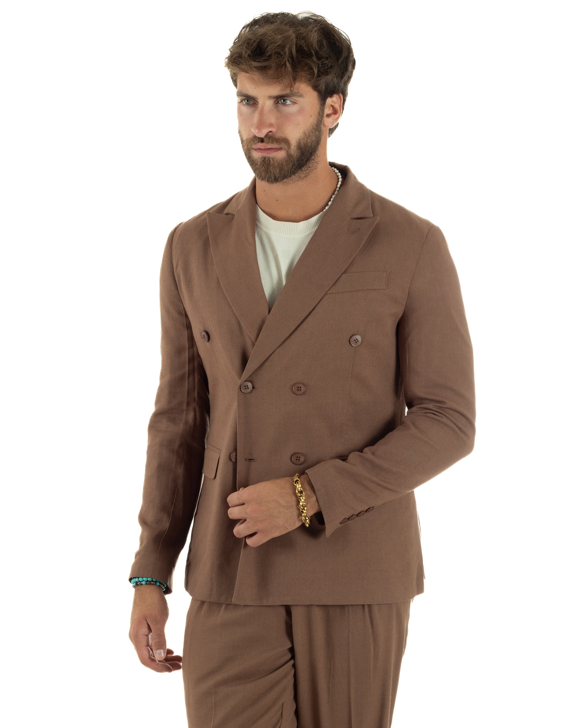 Abito Lino Doppiopetto Sartoriale AE1171A