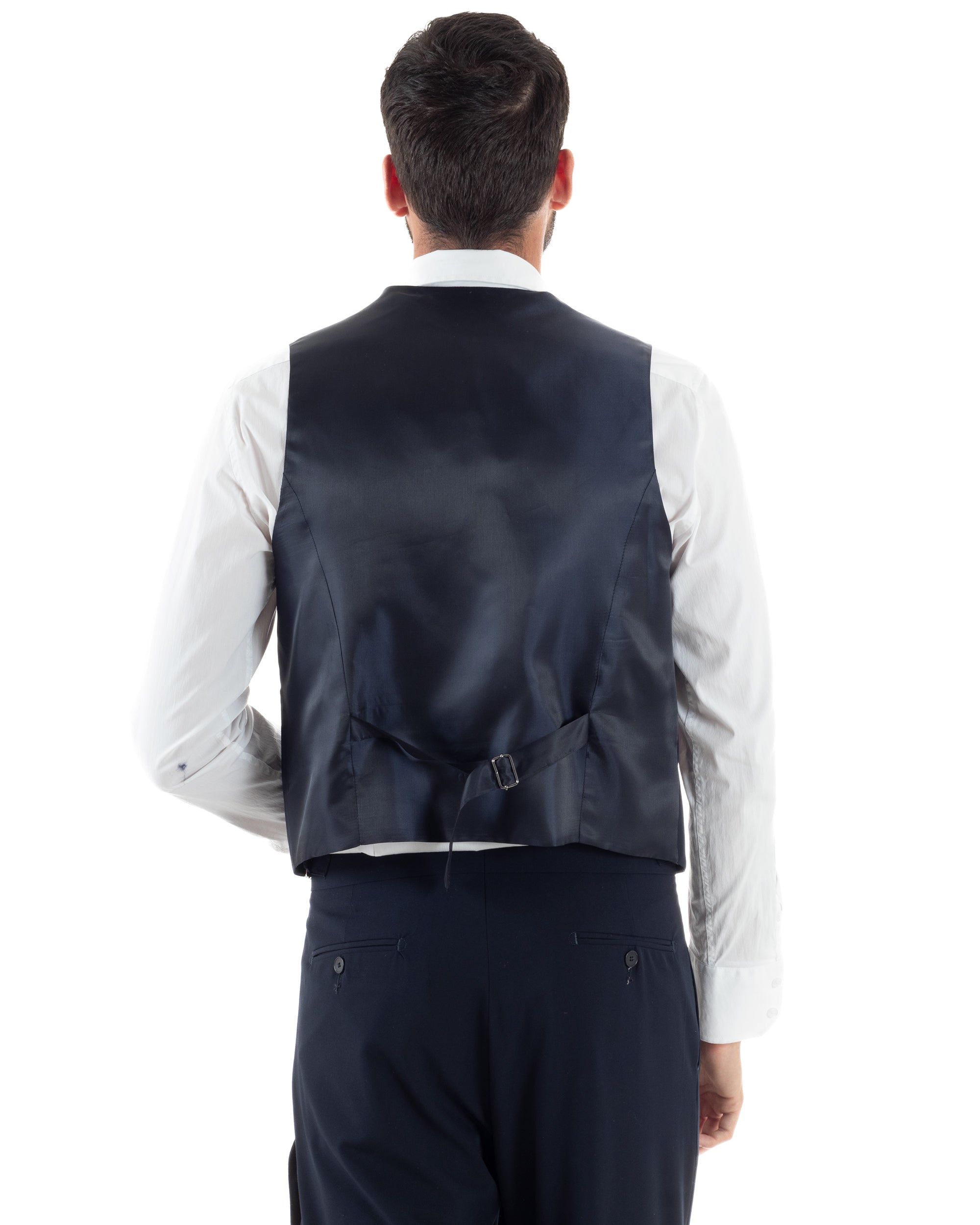 Abito Monopetto Sartoriale Tre Pezzi Gilet Doppiopetto AE1174A