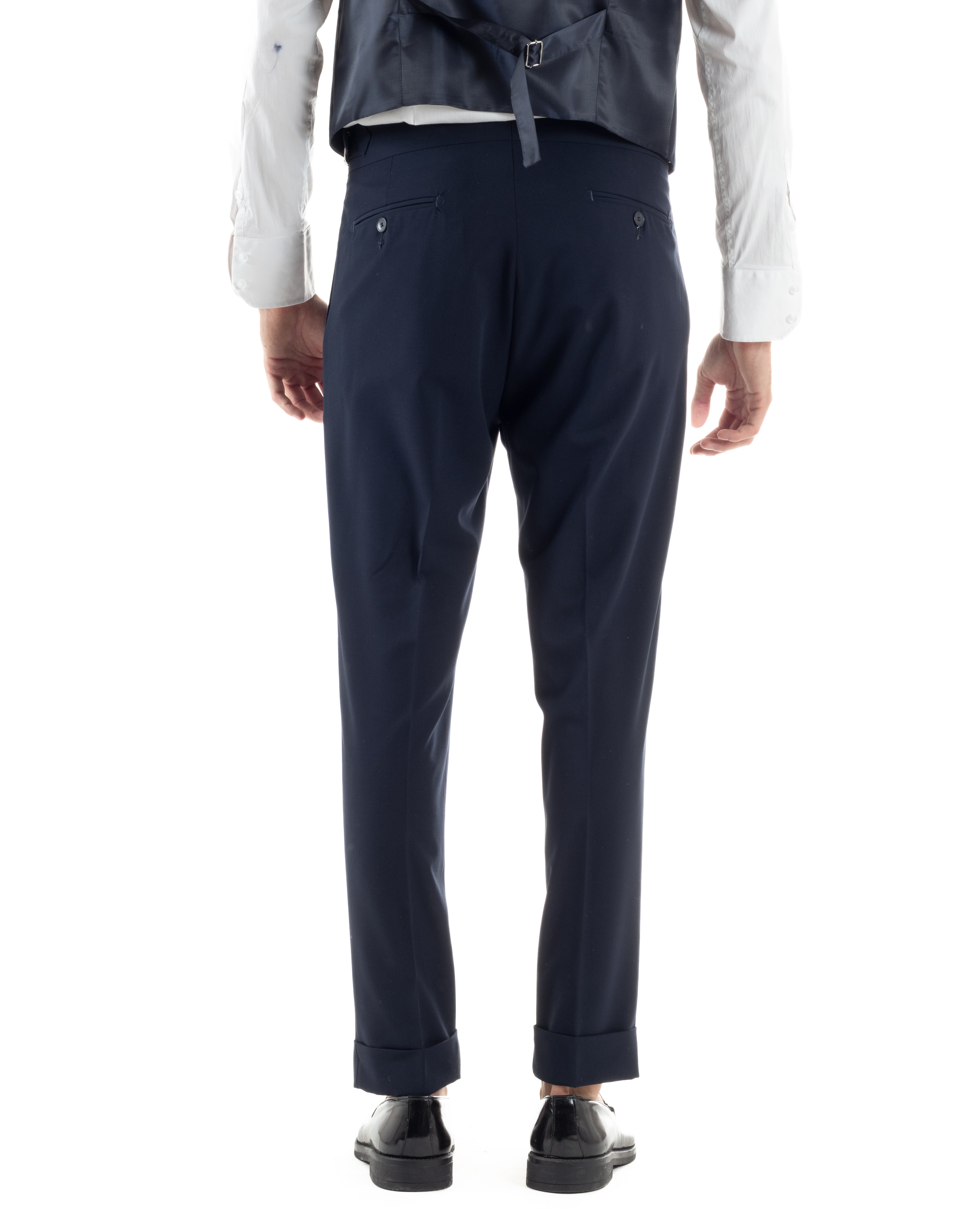 Abito Monopetto Sartoriale Tre Pezzi Gilet Doppiopetto AE1174A