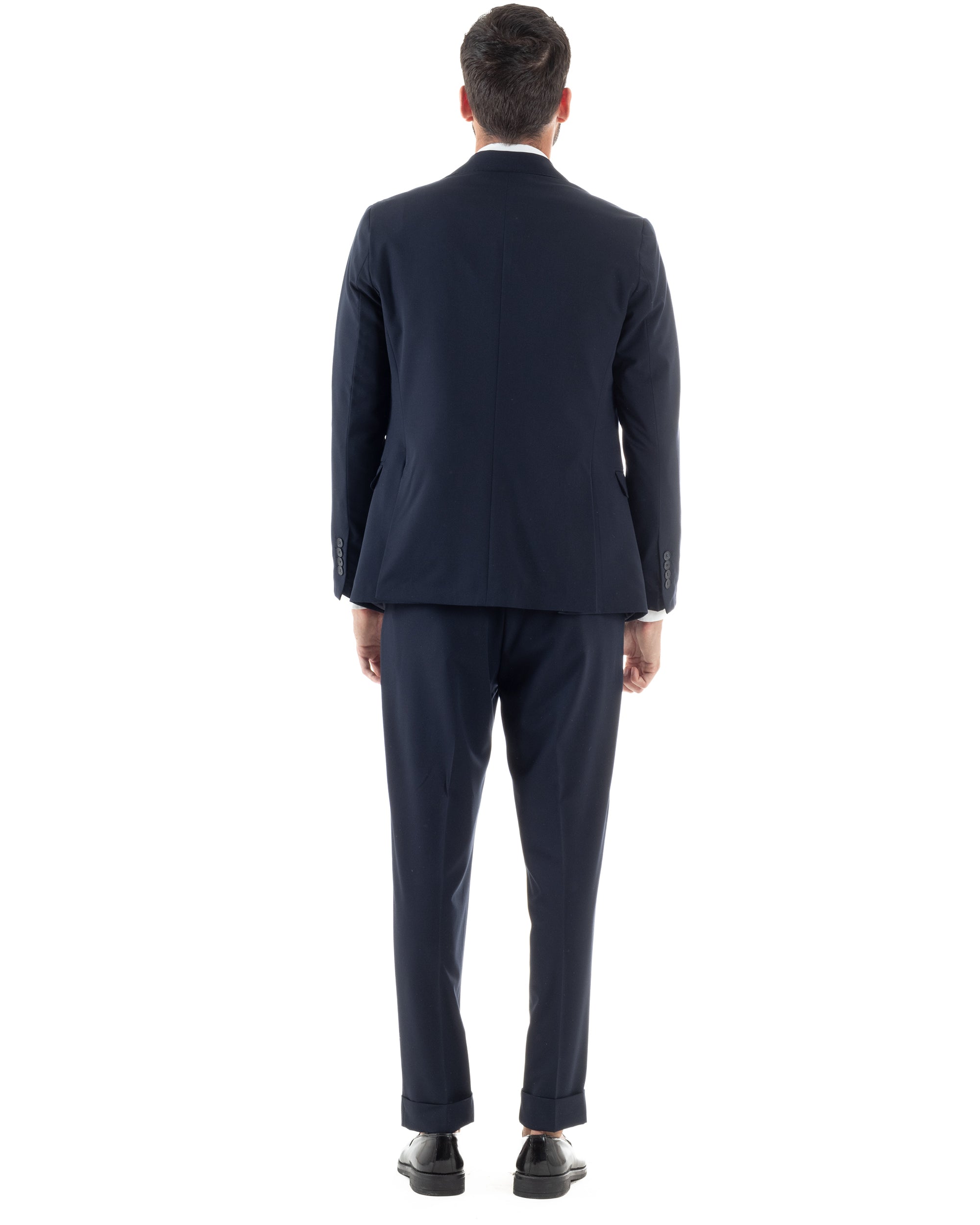 Abito Monopetto Sartoriale Tre Pezzi Gilet Doppiopetto AE1174A