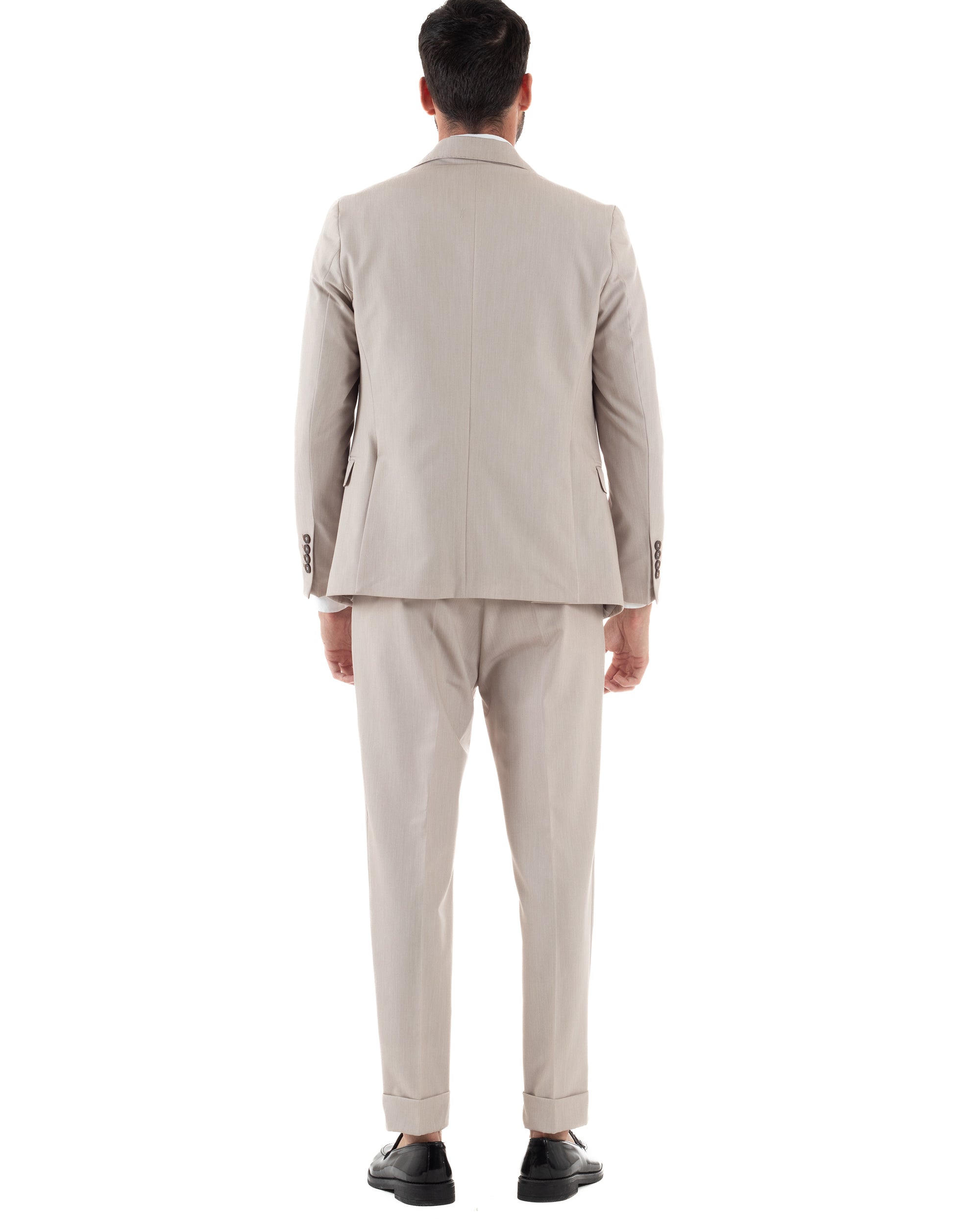 Abito Monopetto Sartoriale Tre Pezzi Gilet Doppiopetto AE1175A