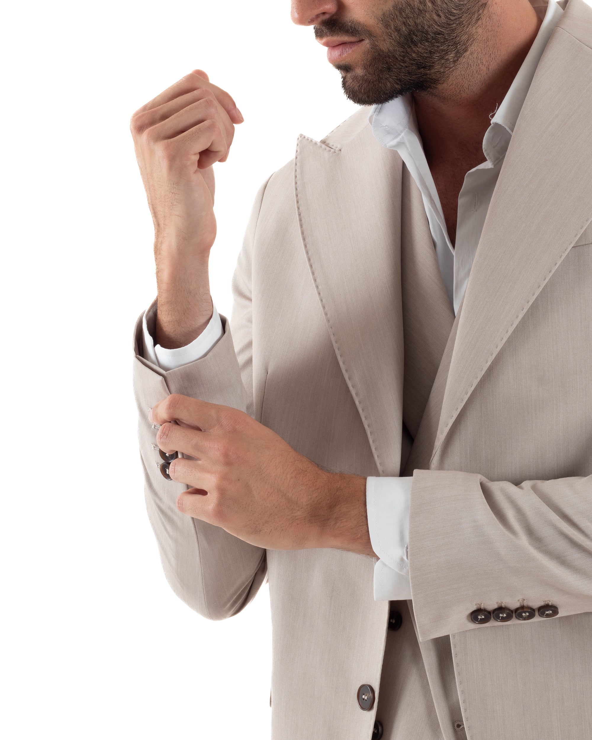 Abito Monopetto Sartoriale Tre Pezzi Gilet Doppiopetto AE1175A