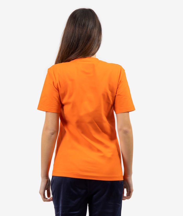 T-SHIRT SPOT GIVOVA ARANCIO FLUO Cotone Unisex Maglia Mezze Maniche Sportiva Da Ginnastica GIOSAL