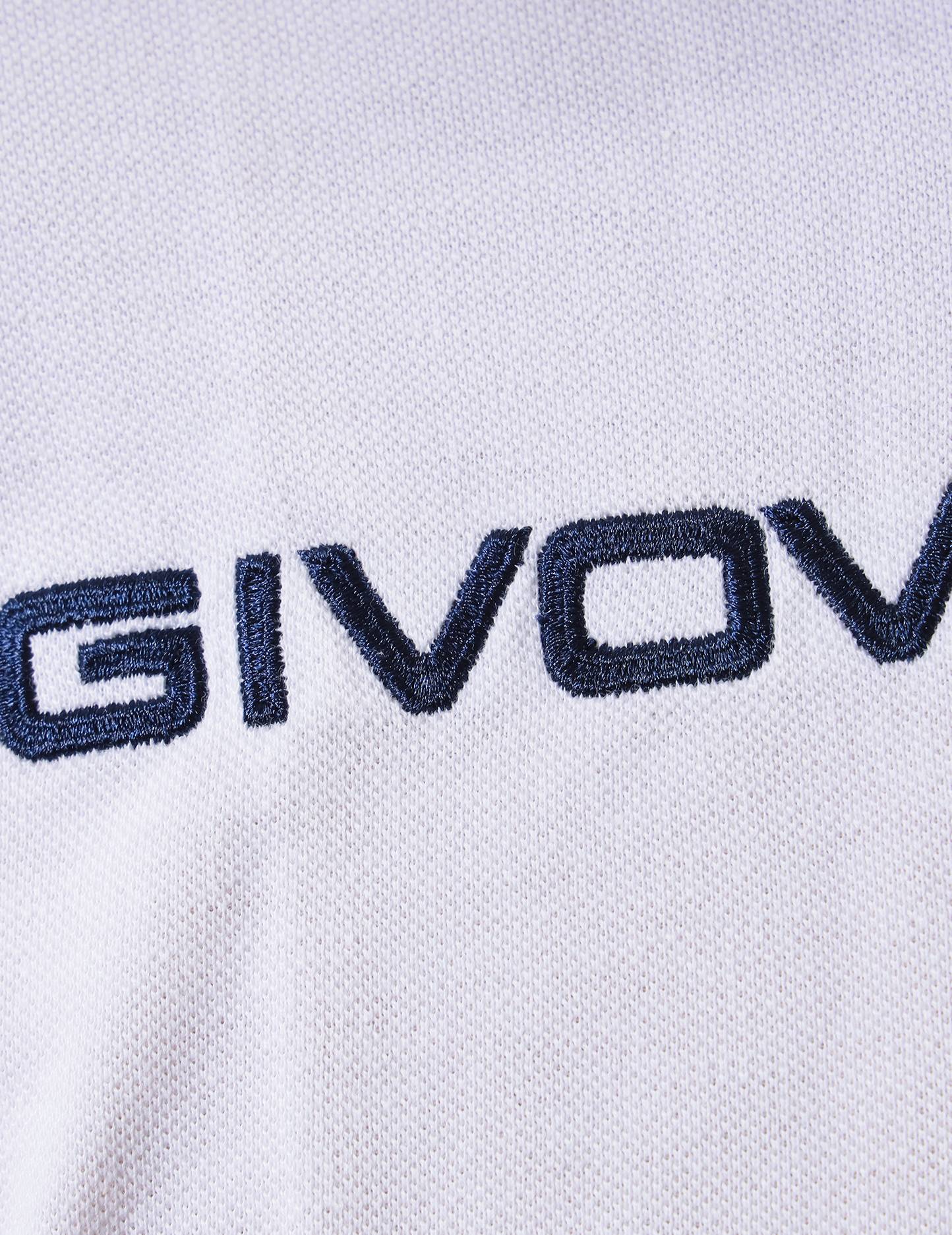 POLO SUMMER GIVOVA BIANCO Unisex Cotone Piquet T-shirt Sportiva Con Colletto Tinta Unita GIOSAL