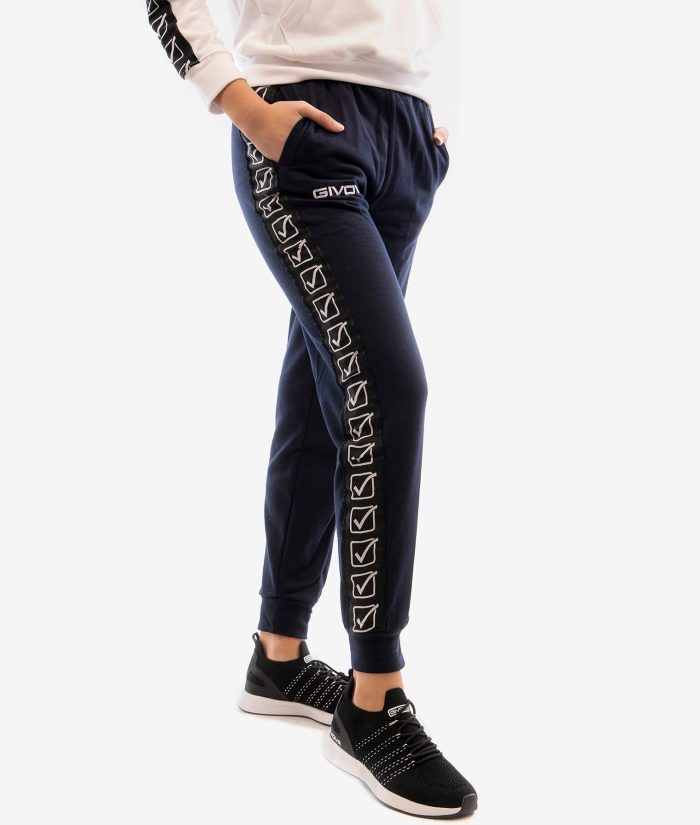 TERRY BAND GIVOVA BLUE PANTS Unisex Jogger Sweatshirt With Drawstring Sports Tracksuit With Side Pockets For Gym GIOSAL