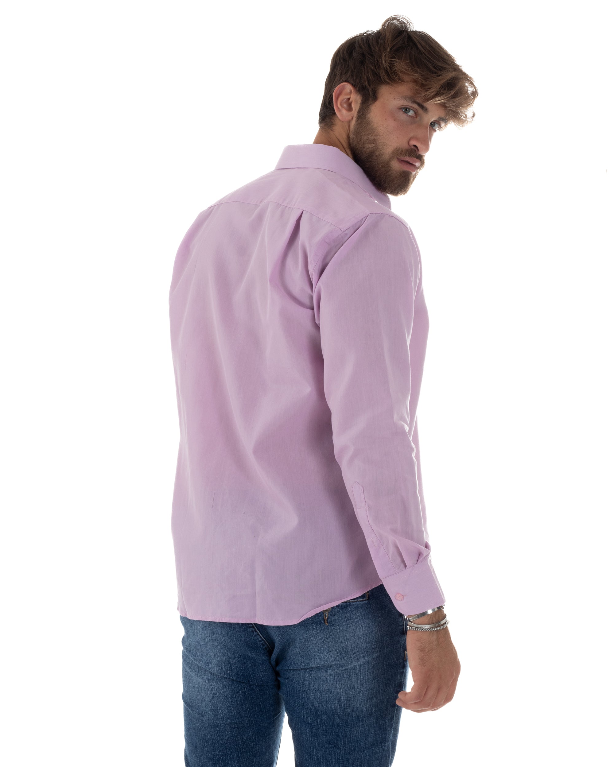 Camicia Basic Cotone Regular Fit C2983A