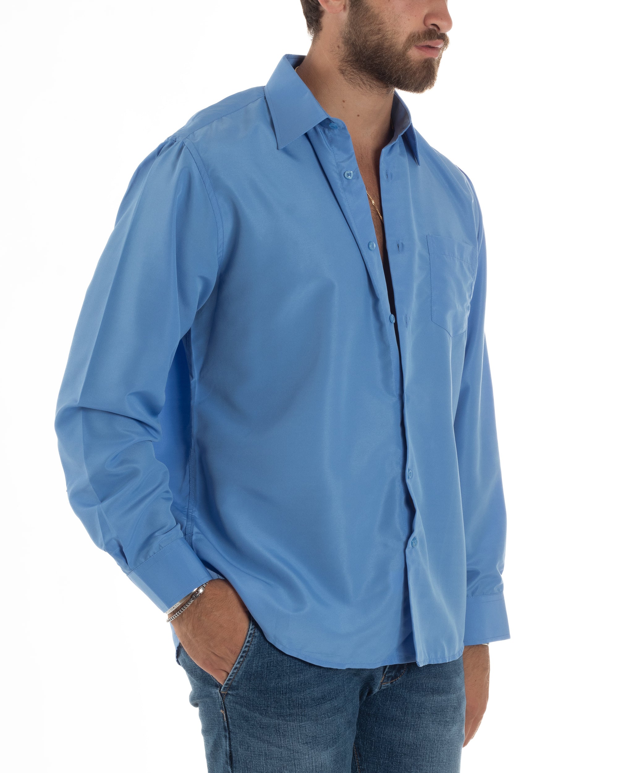 Camicia Basic Cotone Regular Fit C2985A