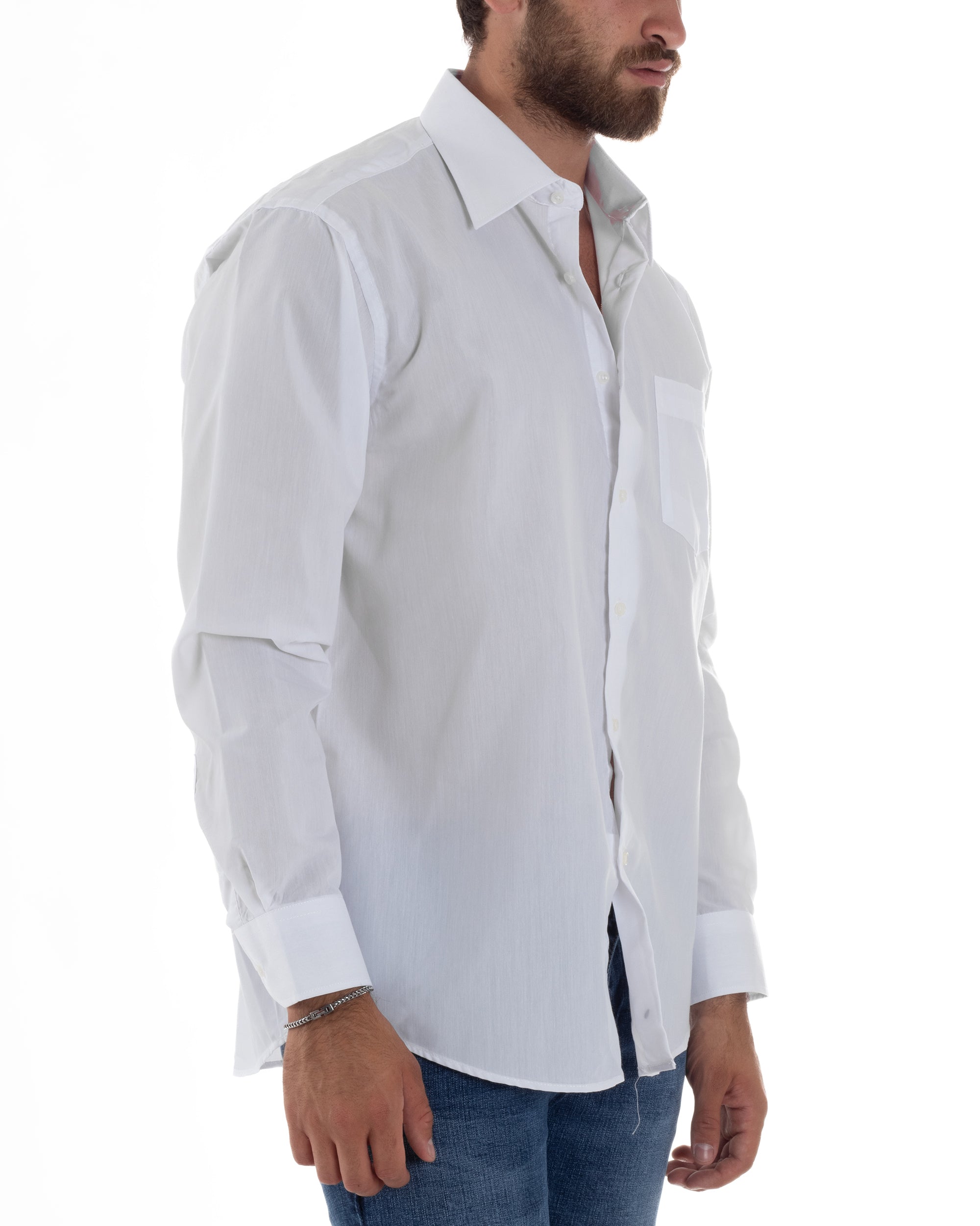 Camicia Basic Cotone Regular Fit C2986A