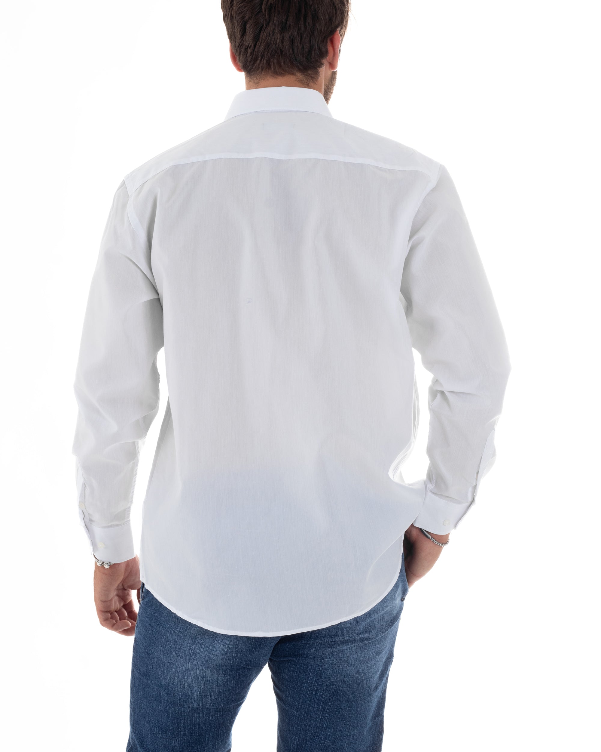 Camicia Basic Cotone Regular Fit C2986A