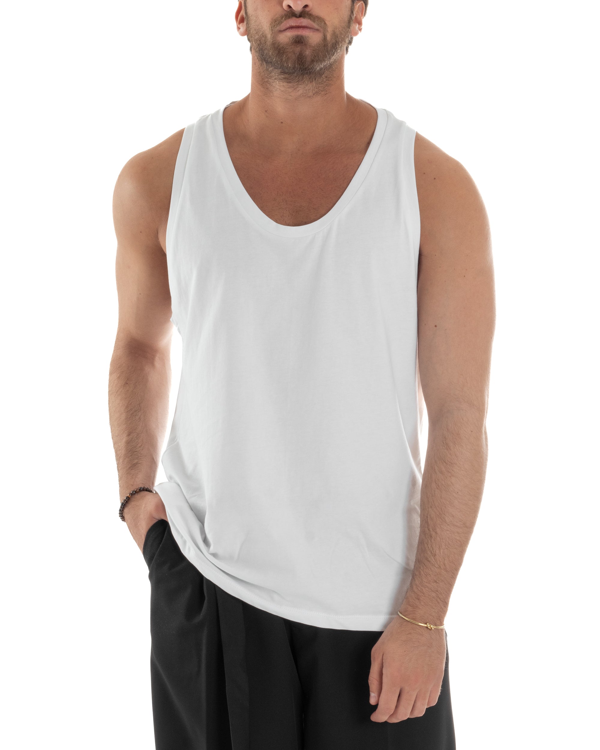 Canotta Cotone Oversize CN1085A