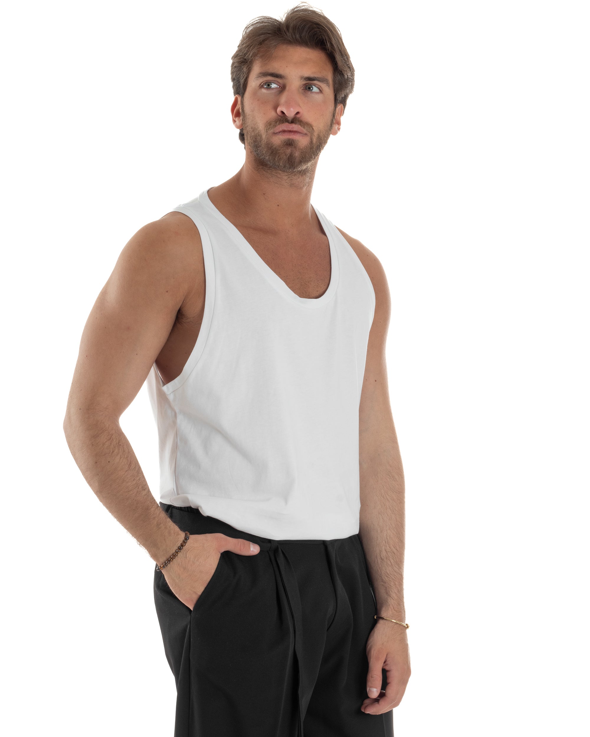 Canotta Cotone Oversize CN1085A