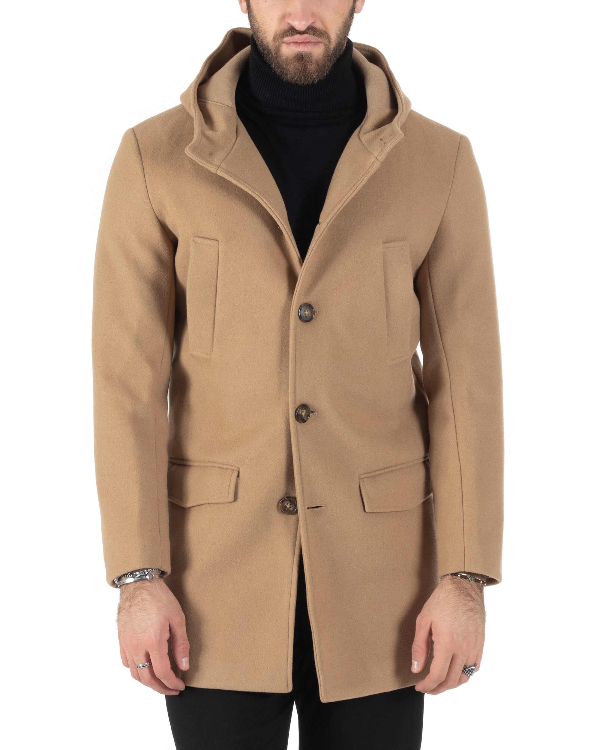 Cappotto Cammello Vendita Cappotti Uomo Online Cappotto Monopetto