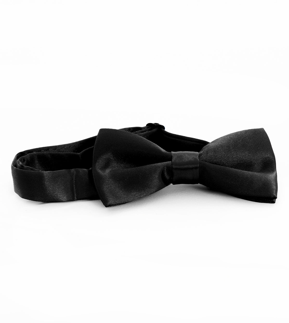 Papillon Farfalla Raso Uomo Unisex Cravattino Nero Accessorio Elegante Cerimonia Casual Basic GIOSAL-CP1058A