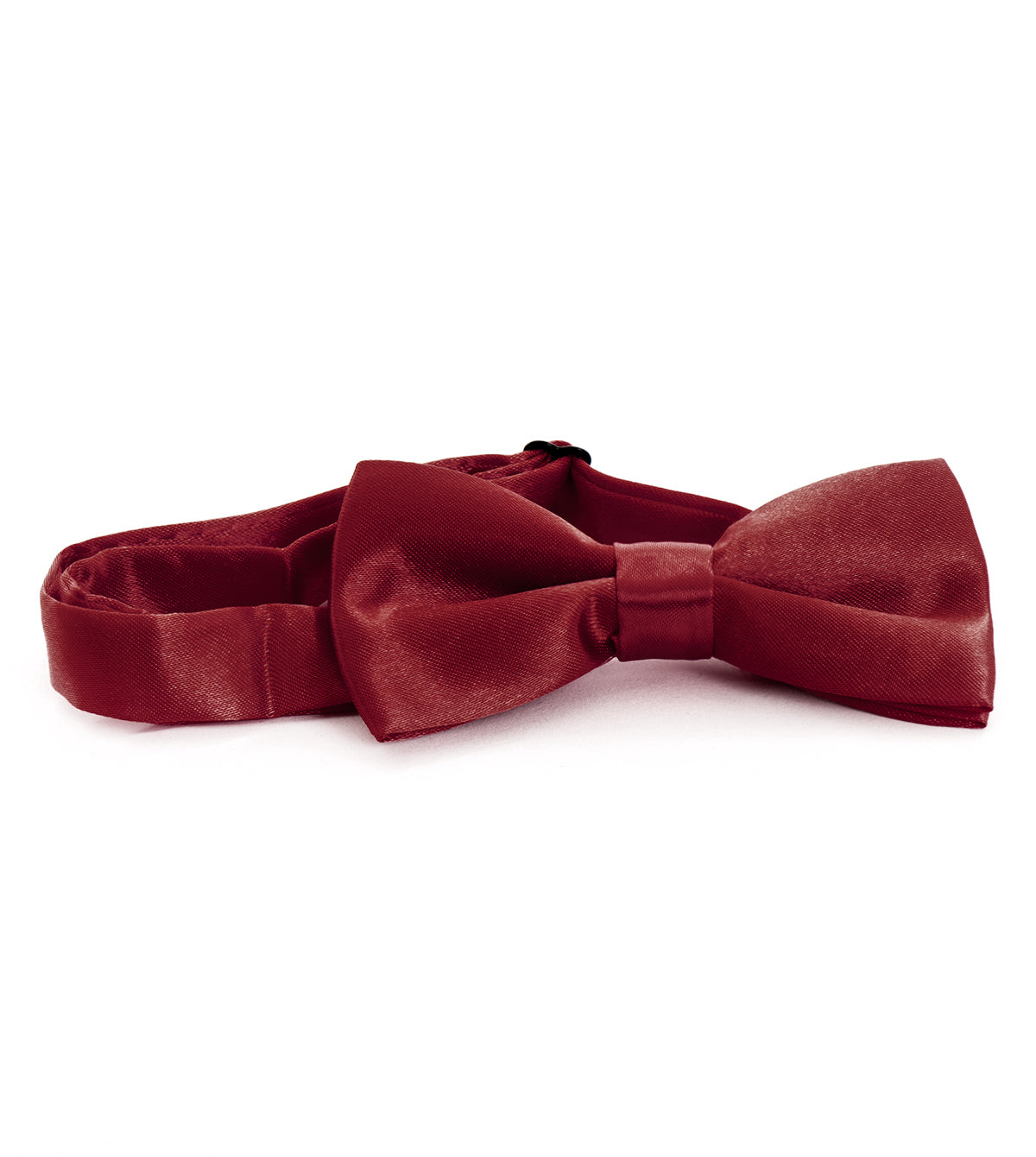 Papillon Farfalla Raso Uomo Unisex Cravattino Bordeaux Accessorio Elegante Cerimonia Casual Basic GIOSAL-CP1059A