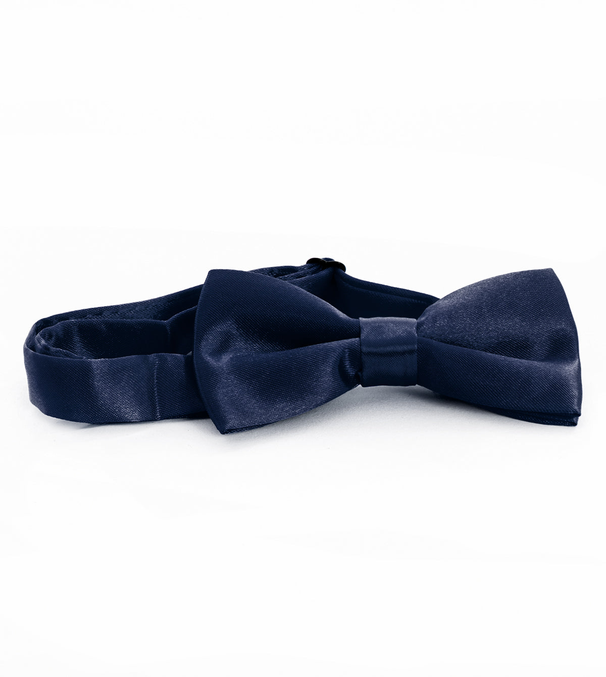 Papillon Farfalla Raso Uomo Unisex Cravattino Blu Accessorio Elegante Cerimonia Casual Basic GIOSAL-CP1063A