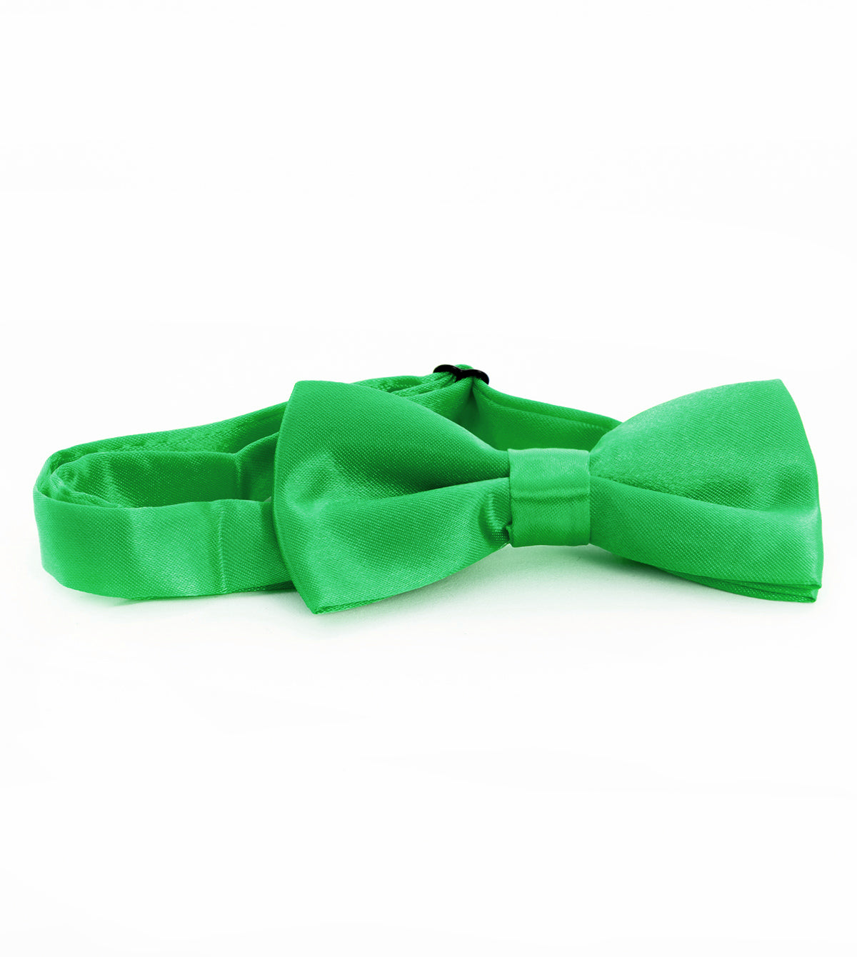 Papillon Farfalla Raso Uomo Unisex Cravattino Verde Accessorio Elegante Cerimonia Casual Basic GIOSAL-CP1066A