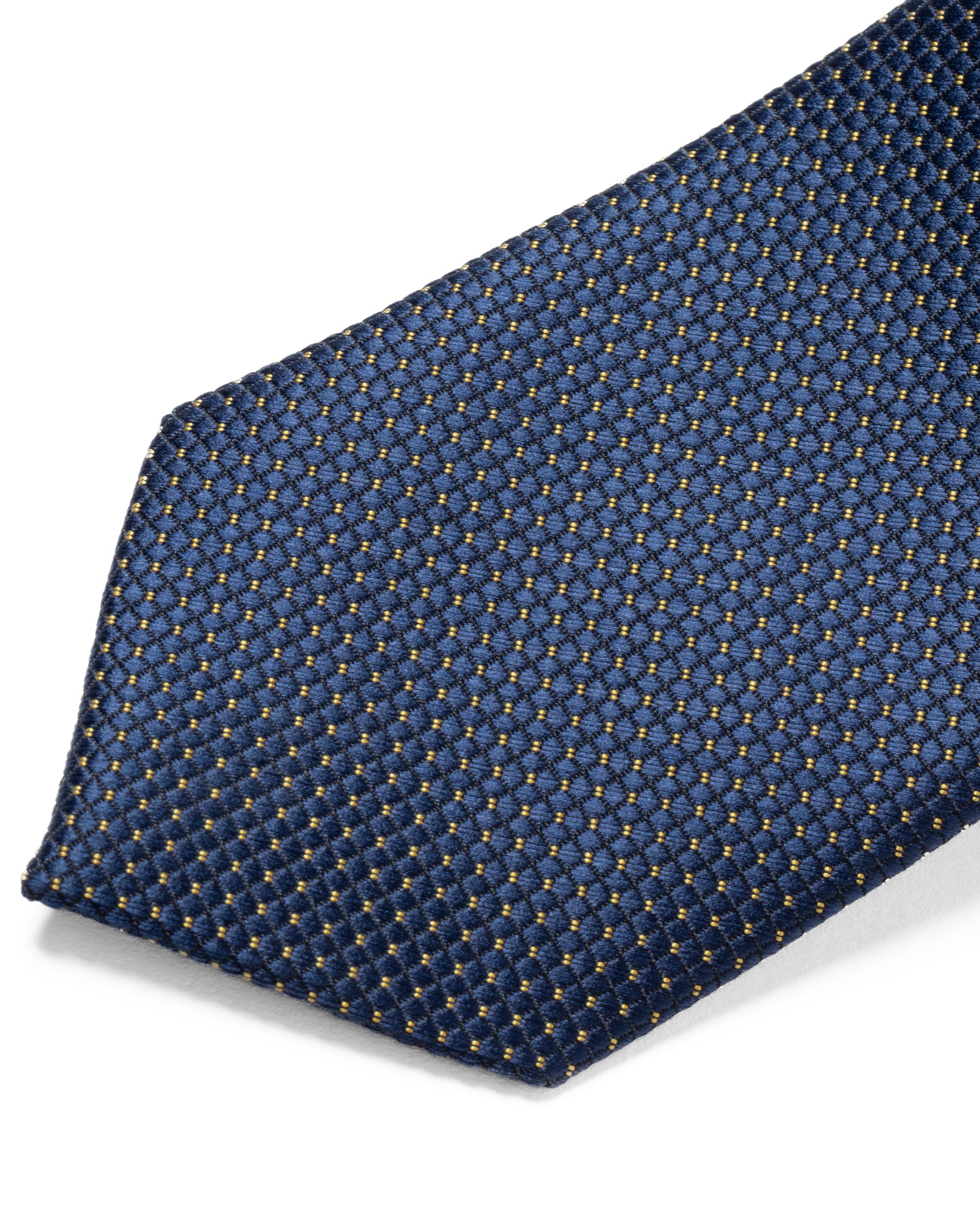 Cravattino Uomo Unisex Cravatta Pala Media Elegante Cerimonia Casual Basic Quadretti Blu GIOSAL-CP1144A